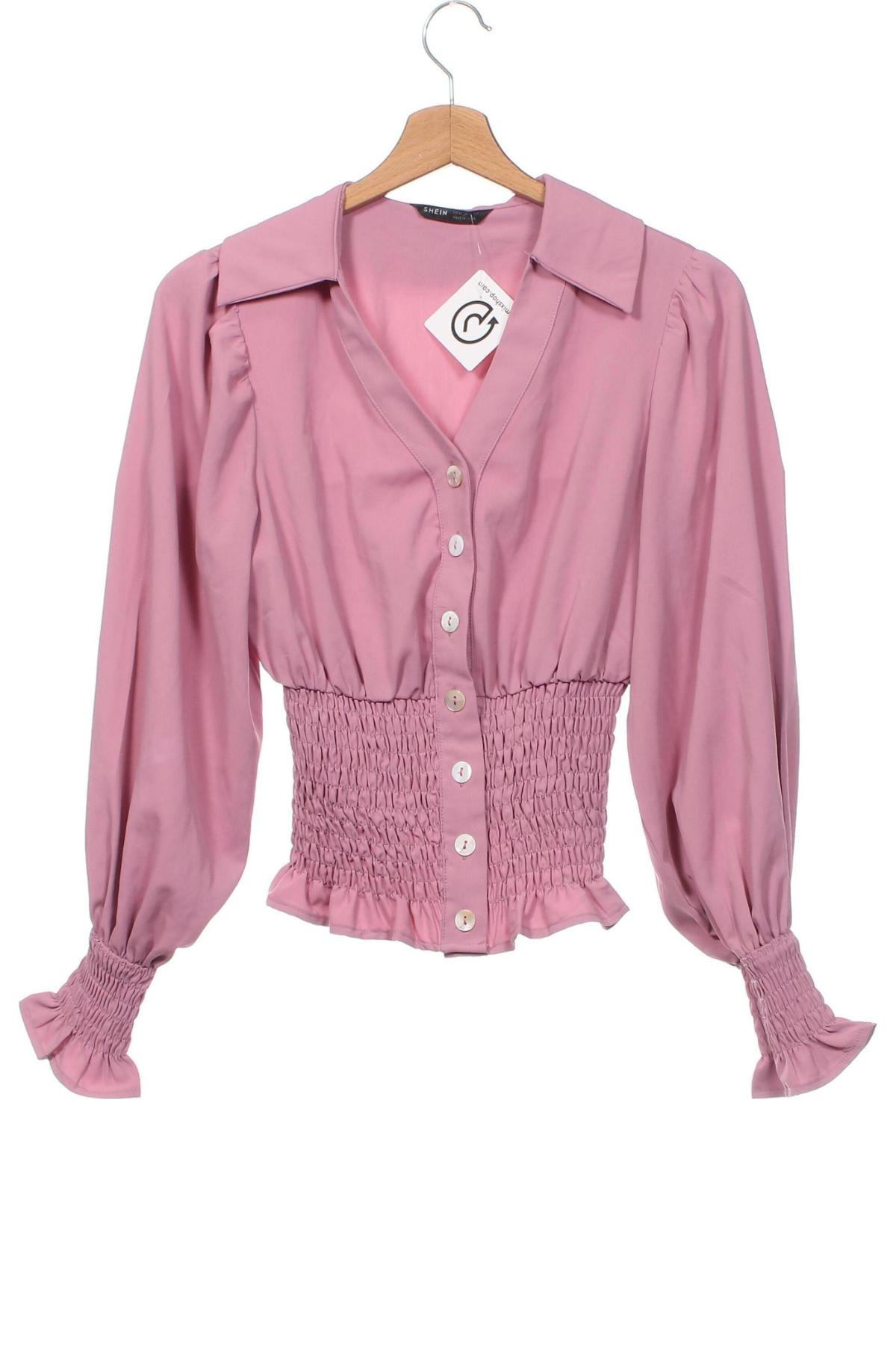 Damenbluse SHEIN, Größe XS, Farbe Rosa, Preis € 6,24