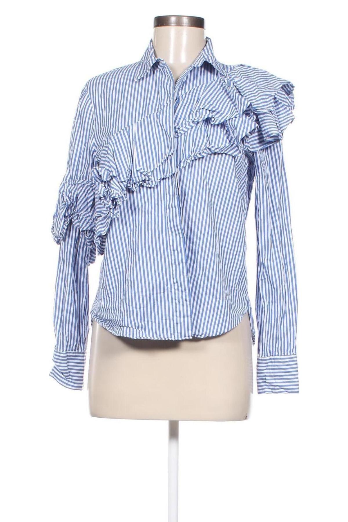 Γυναικείο πουκάμισο Sfera, Μέγεθος L, Χρώμα Μπλέ, Τιμή 7,29 €