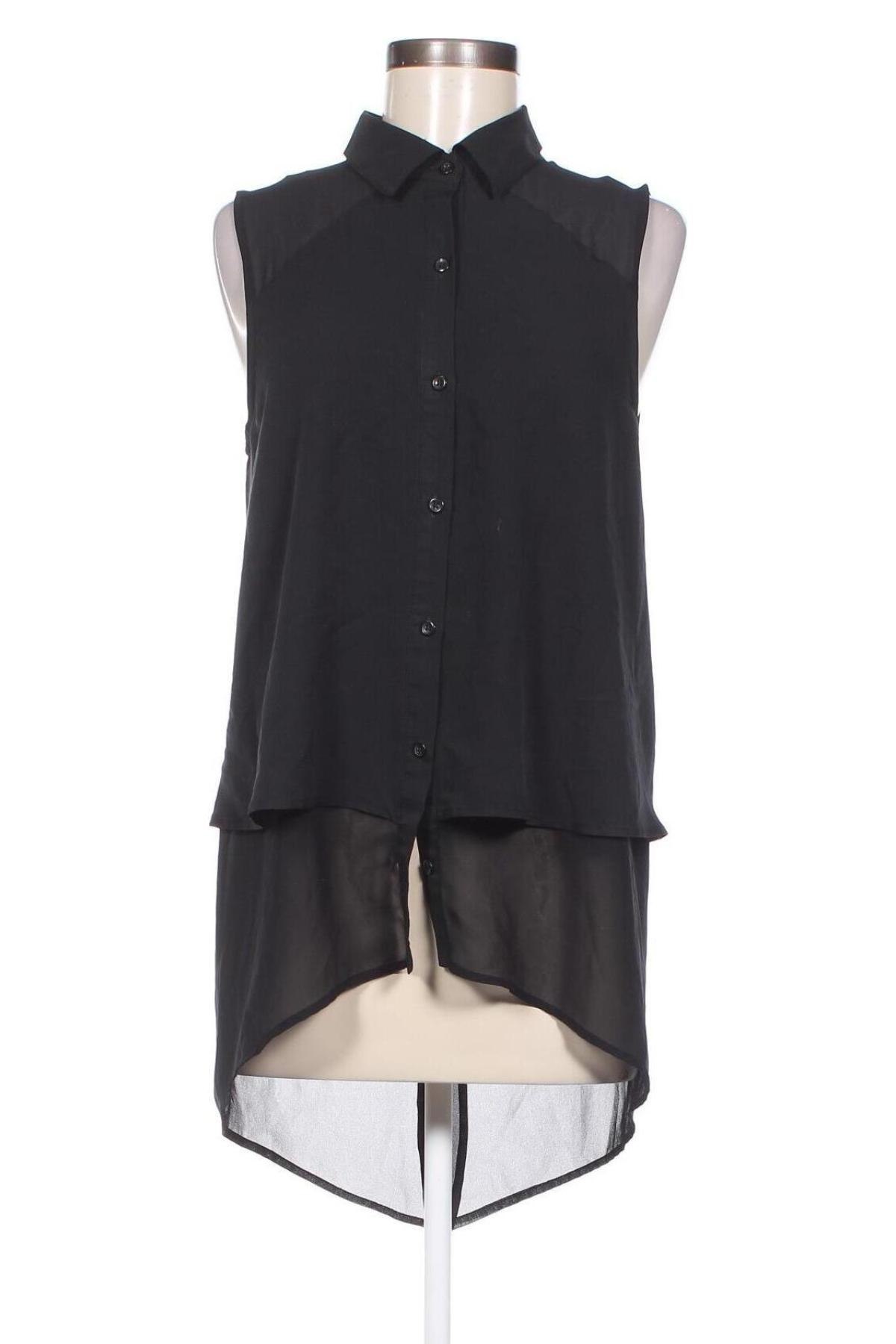 Γυναικείο πουκάμισο Silvian Heach, Μέγεθος M, Χρώμα Μαύρο, Τιμή 16,63 €