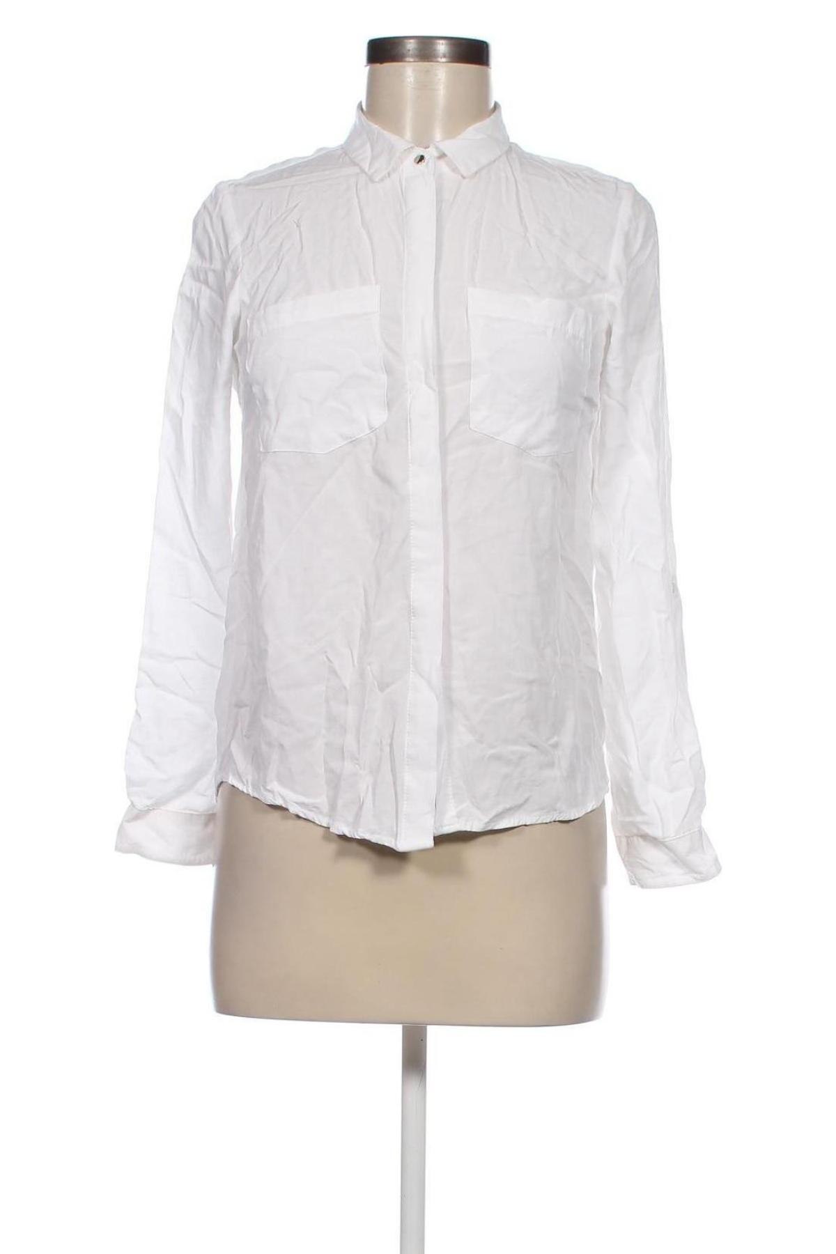 Γυναικείο πουκάμισο Sinsay, Μέγεθος S, Χρώμα Λευκό, Τιμή 5,12 €