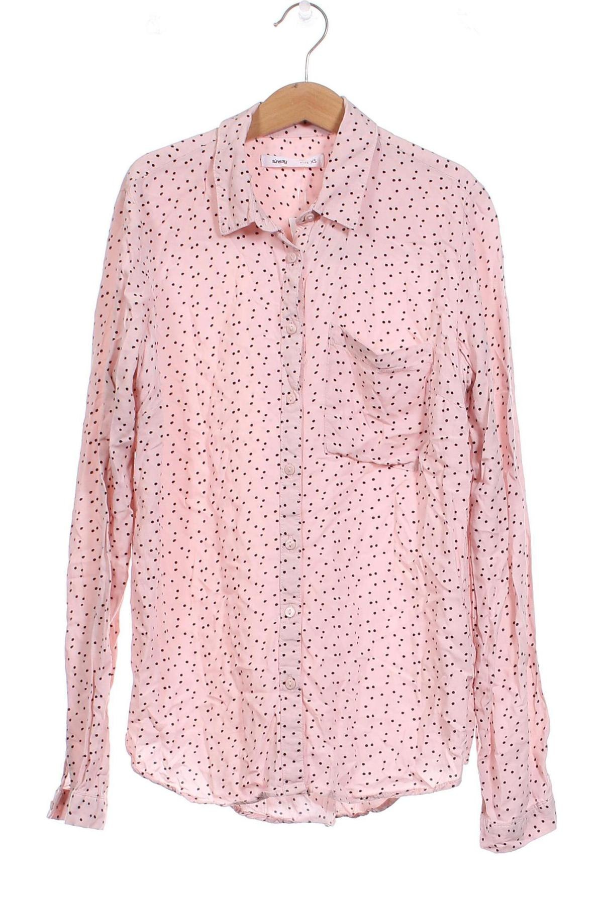 Damenbluse Sinsay, Größe XS, Farbe Rosa, Preis 9,49 €