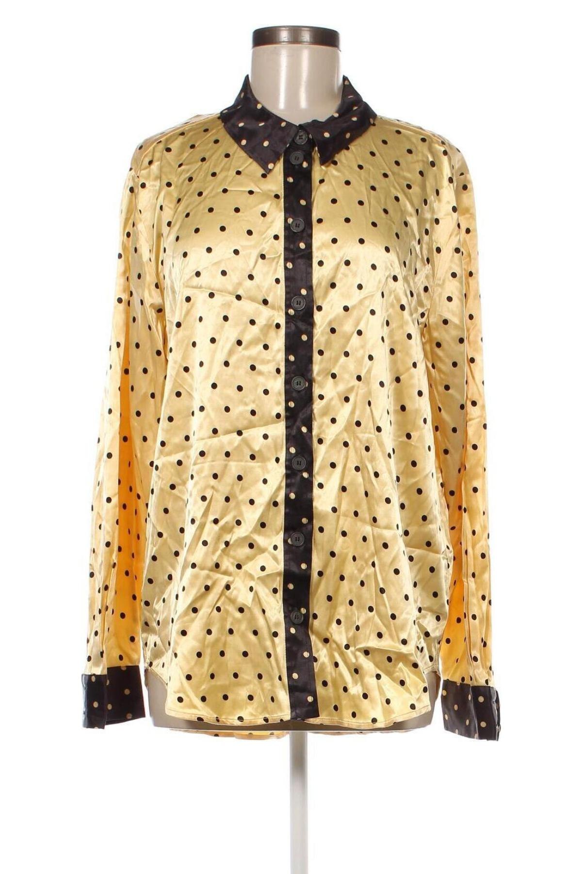 Γυναικείο πουκάμισο Stine Goya, Μέγεθος XL, Χρώμα Κίτρινο, Τιμή 20,71 €