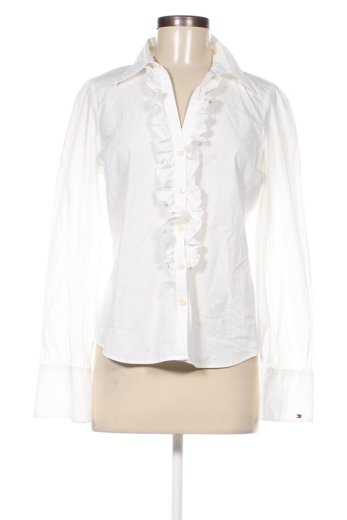 Дамска риза Tommy Hilfiger, Размер S, Цвят Бял, Цена 48,95 лв.