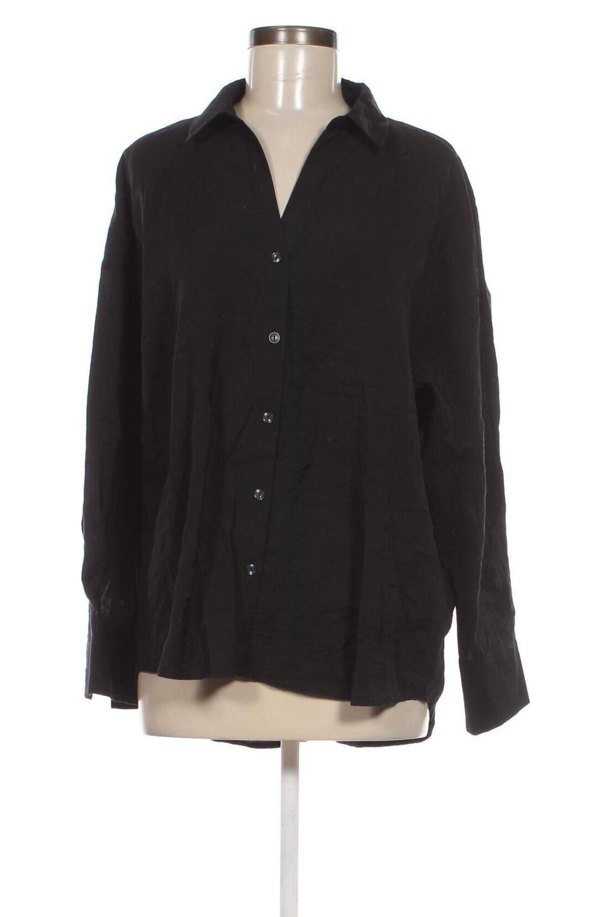 Γυναικείο πουκάμισο Vero Moda, Μέγεθος L, Χρώμα Μαύρο, Τιμή 4,95 €