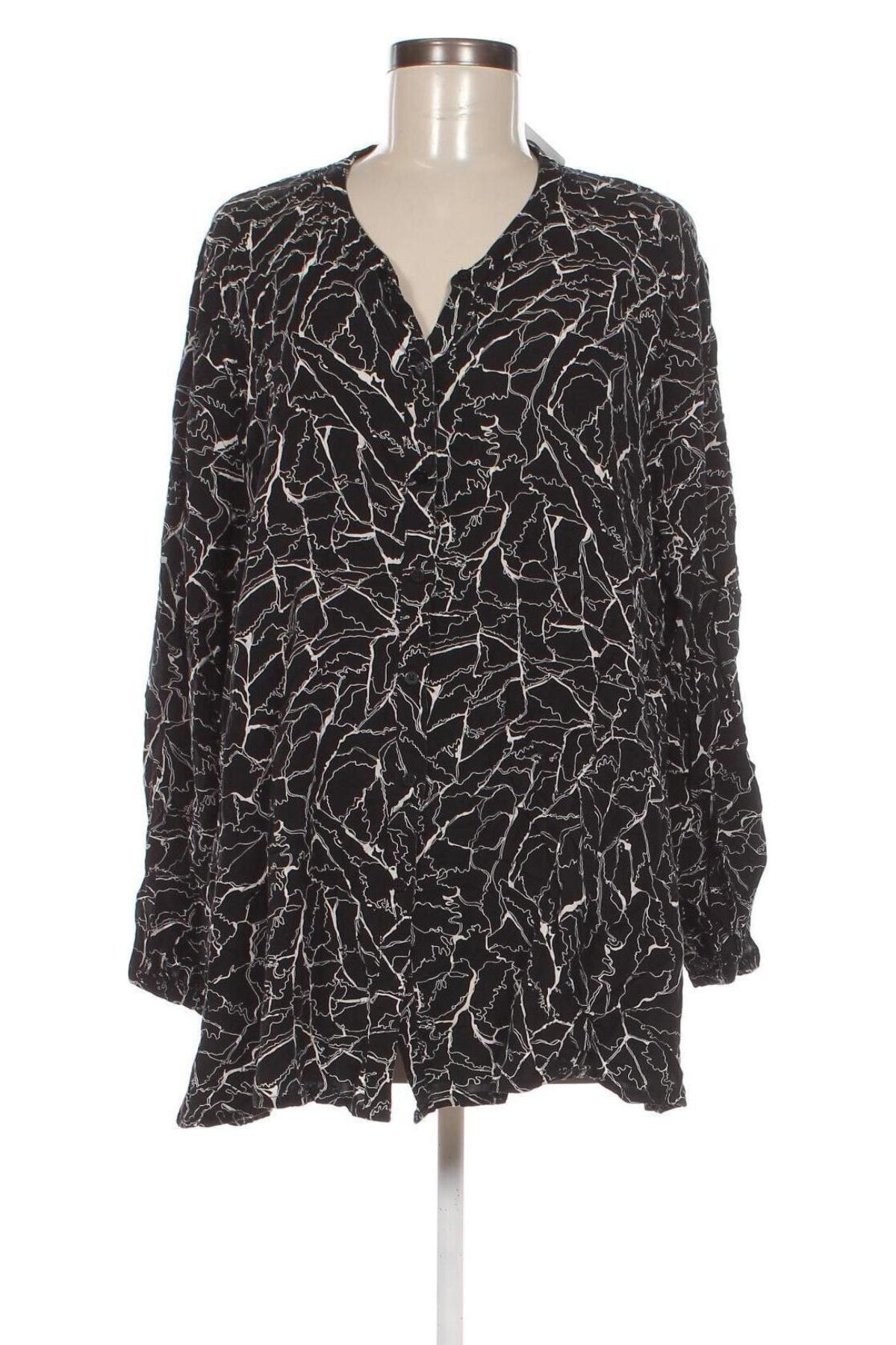 Γυναικείο πουκάμισο Xlnt, Μέγεθος XL, Χρώμα Μαύρο, Τιμή 8,41 €