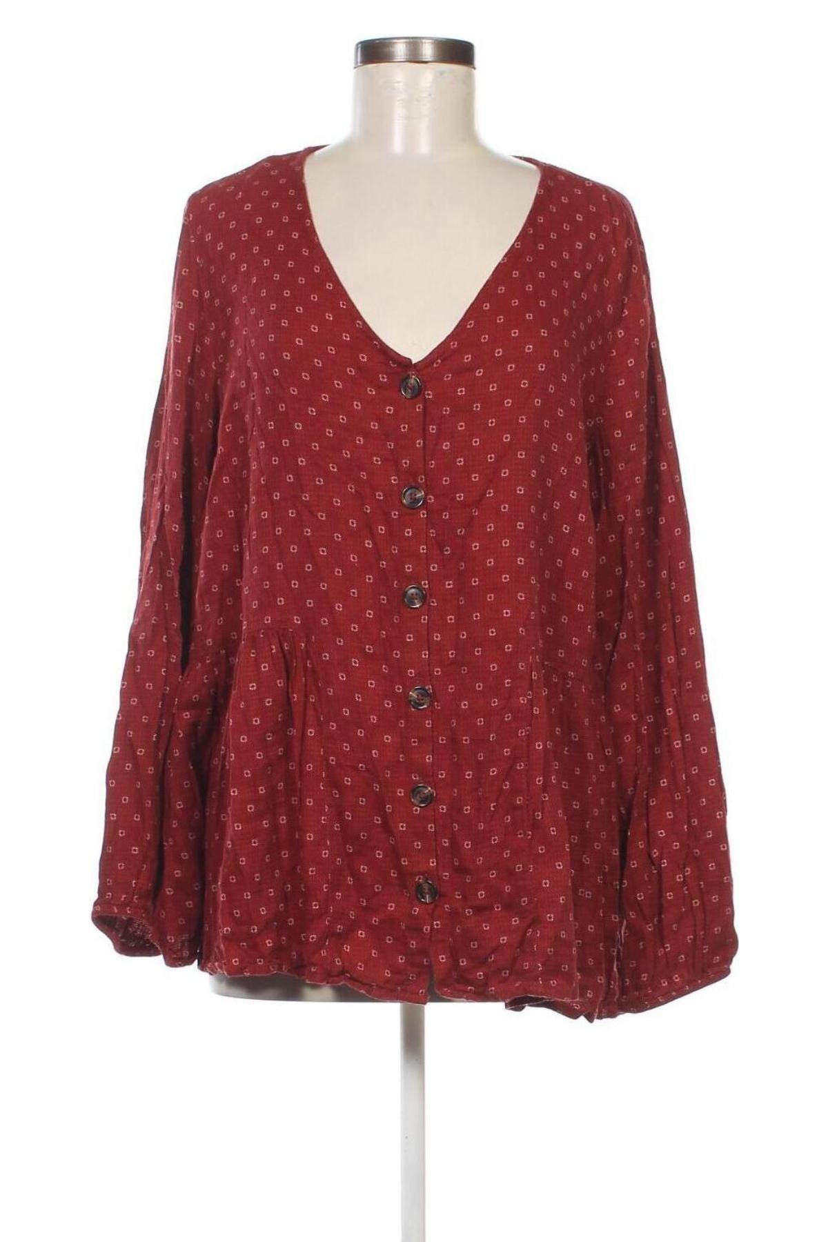 Damenbluse Yessica, Größe XL, Farbe Rot, Preis € 6,96