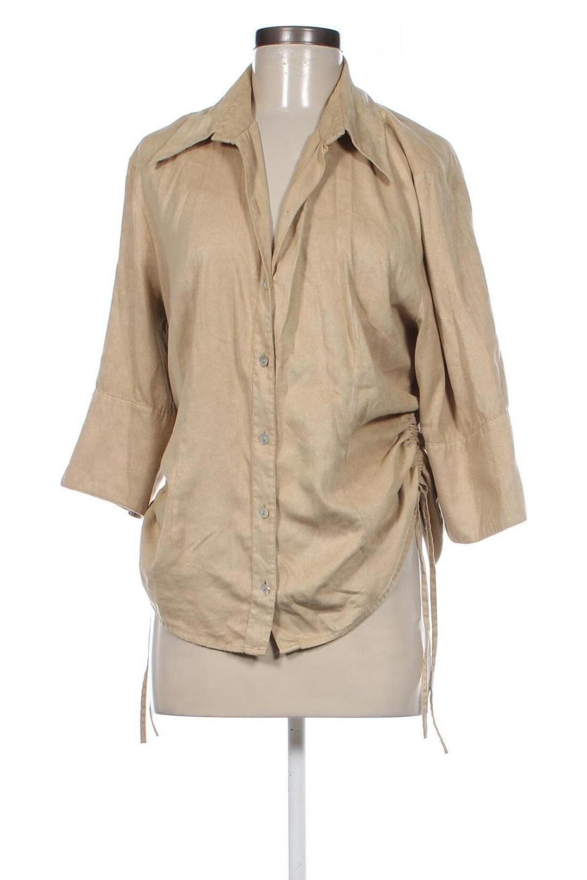Γυναικείο πουκάμισο Yessica, Μέγεθος XXL, Χρώμα  Μπέζ, Τιμή 6,91 €