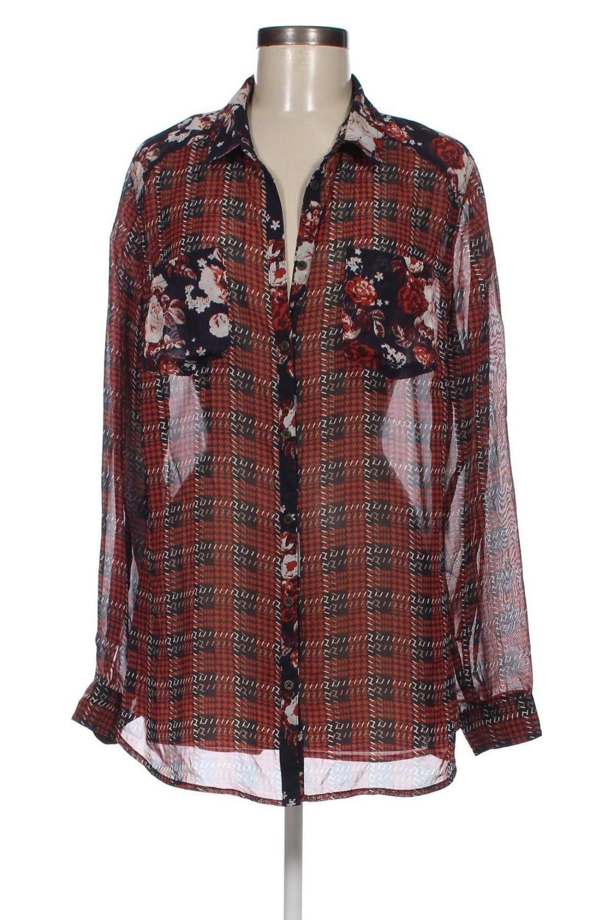 Γυναικείο πουκάμισο Yessica, Μέγεθος L, Χρώμα Πολύχρωμο, Τιμή 7,67 €