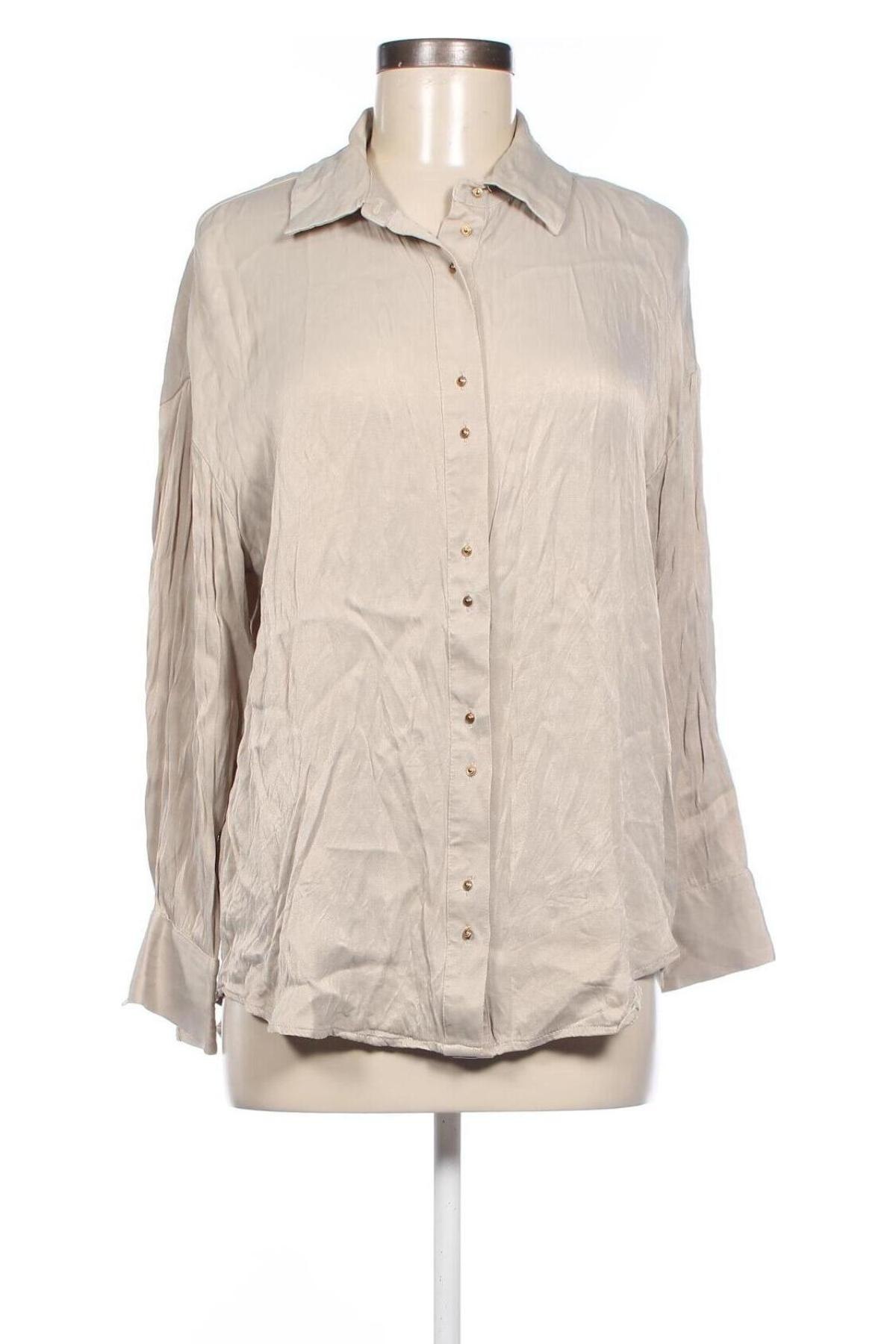 Damenbluse Zara, Größe M, Farbe Beige, Preis 7,46 €