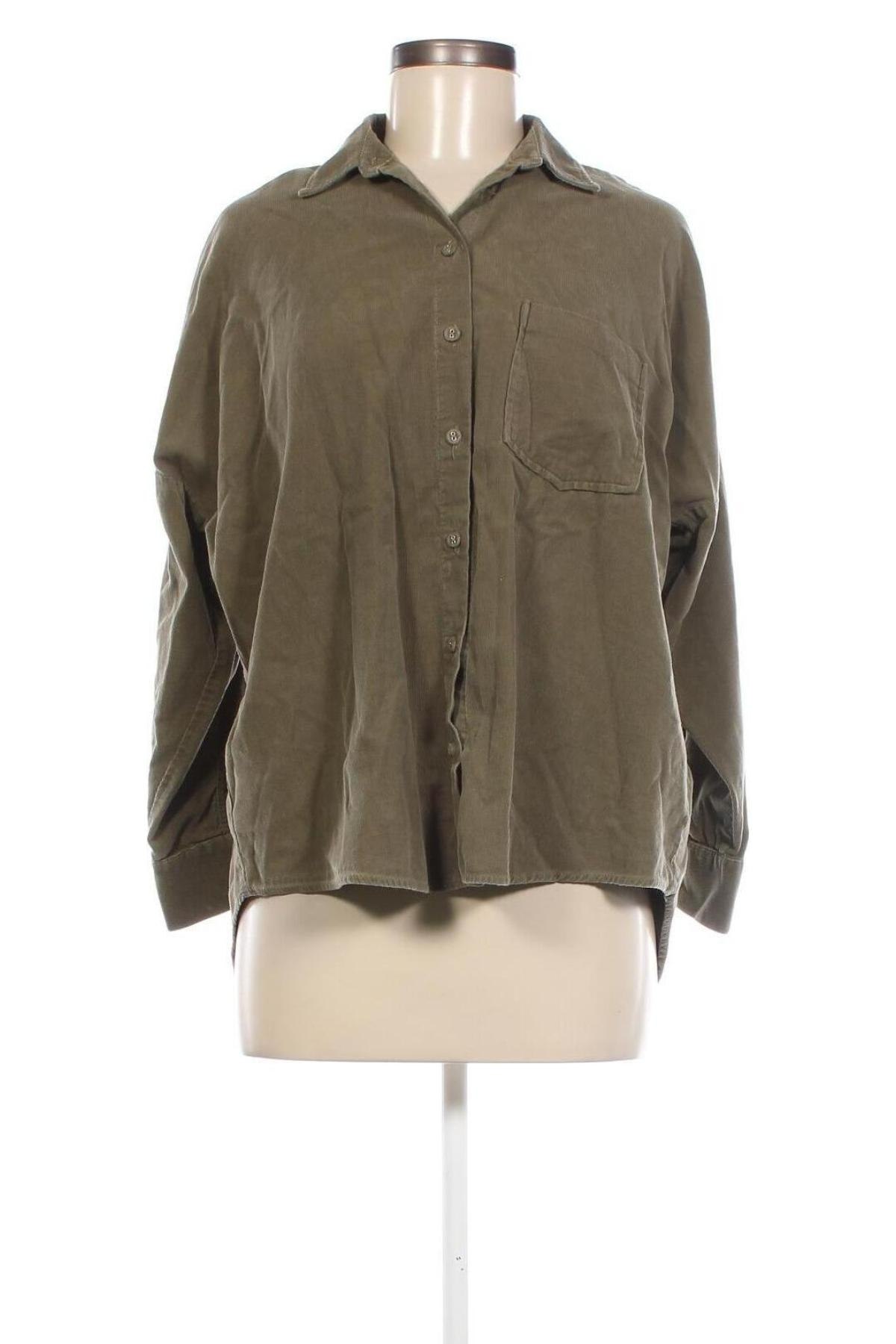 Γυναικείο πουκάμισο Zara, Μέγεθος S, Χρώμα Πράσινο, Τιμή 7,87 €