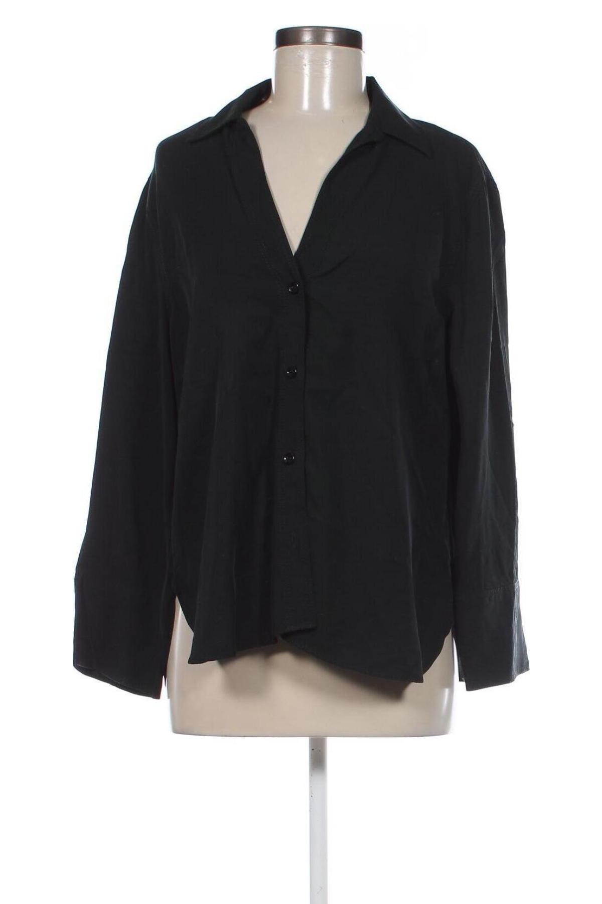Dámska košeľa  Zara, Veľkosť L, Farba Čierna, Cena  7,14 €