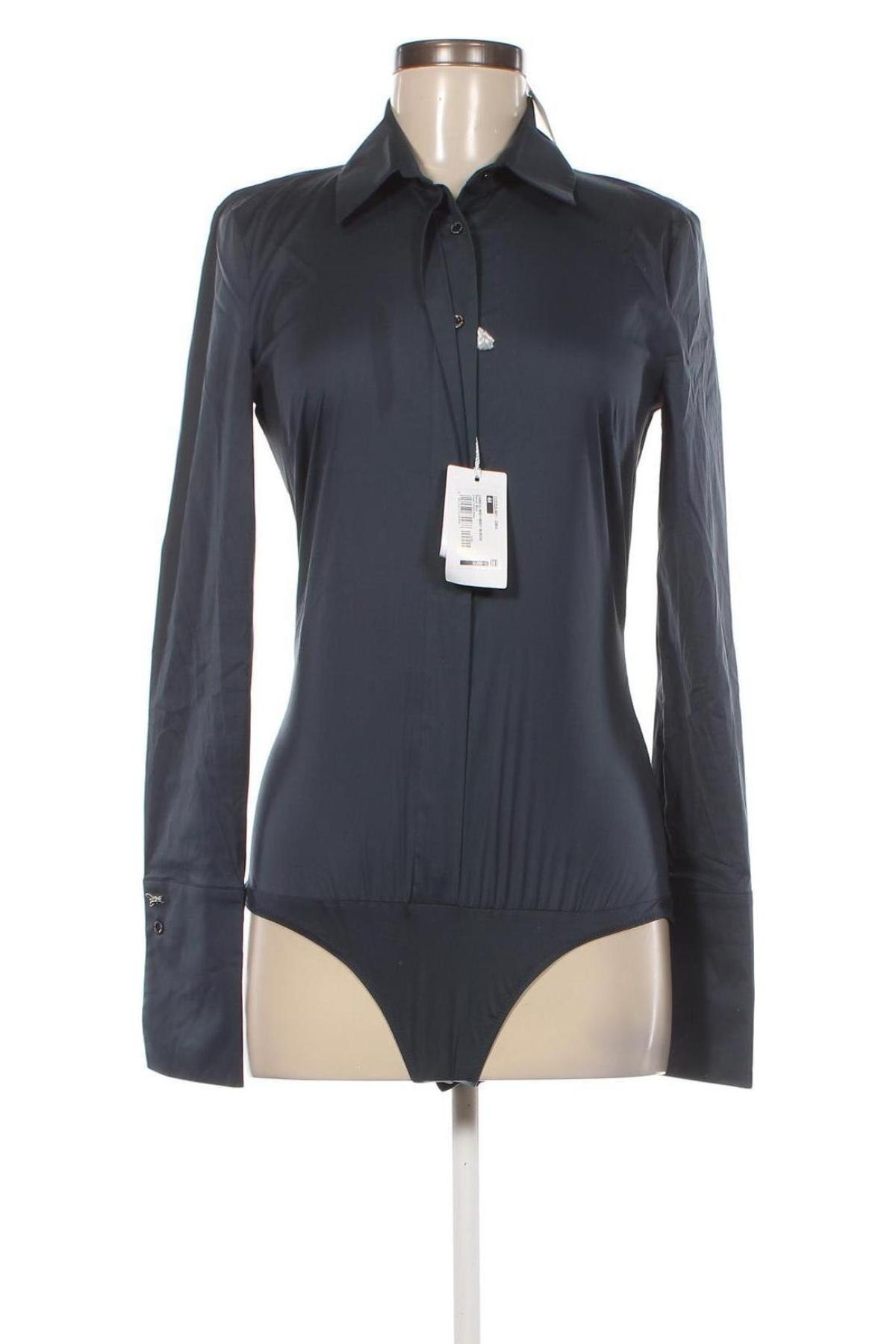 Damenhemd-Body Patrizia Pepe, Größe M, Farbe Blau, Preis € 124,23