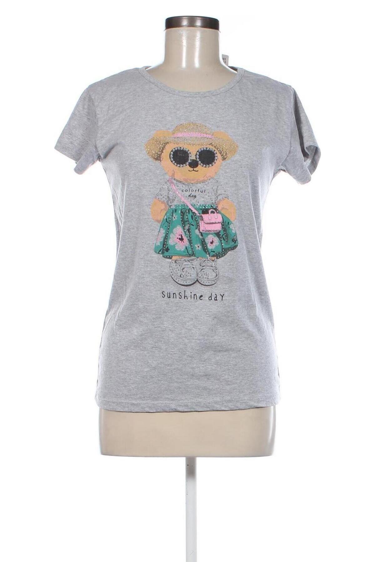 Damen T-Shirt, Größe L, Farbe Grau, Preis € 6,65