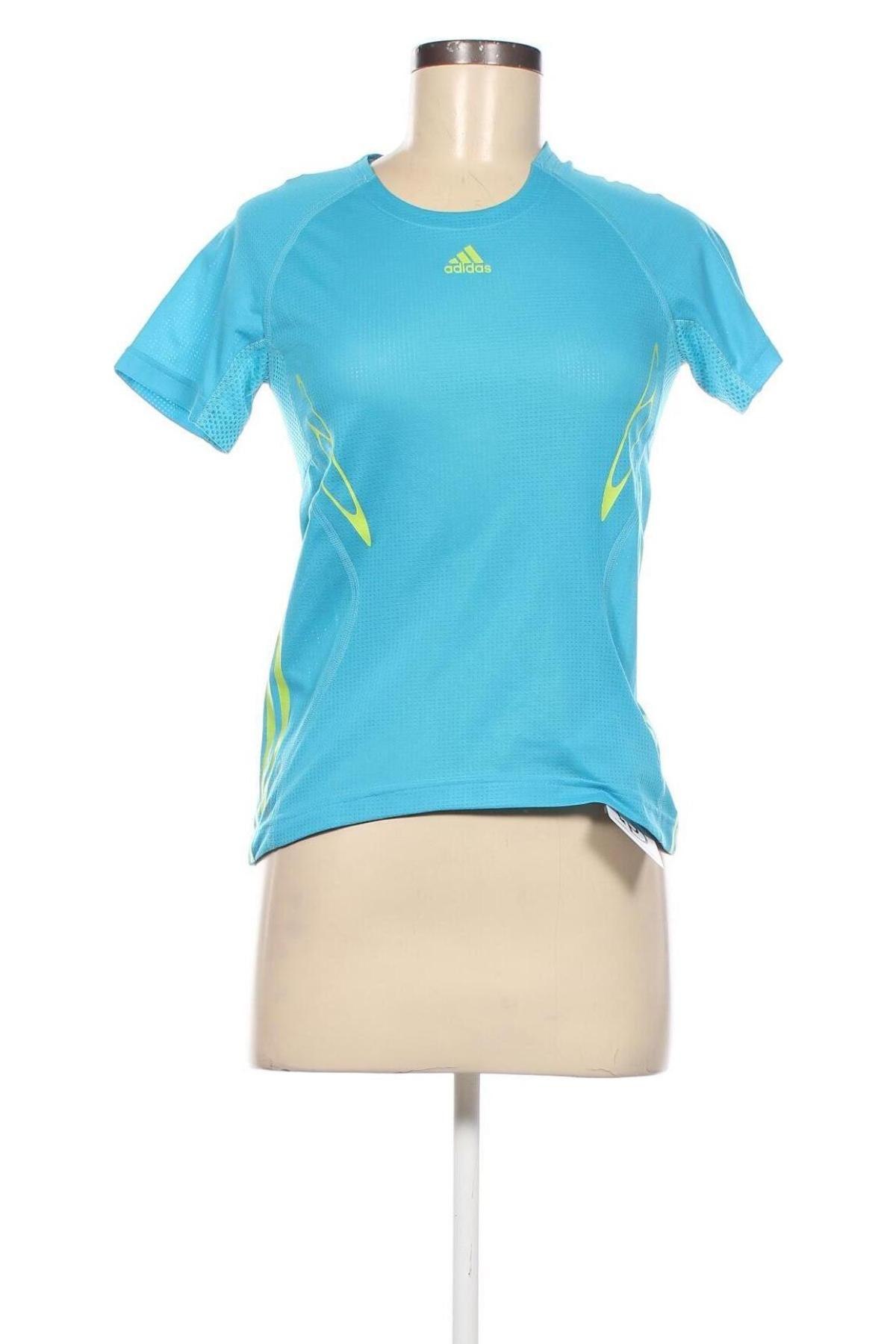 Damen T-Shirt Adidas, Größe S, Farbe Blau, Preis 16,26 €