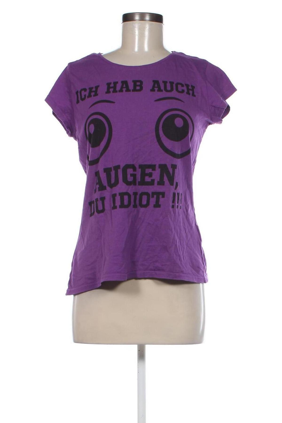 Damen T-Shirt Blind Date, Größe L, Farbe Lila, Preis € 3,78