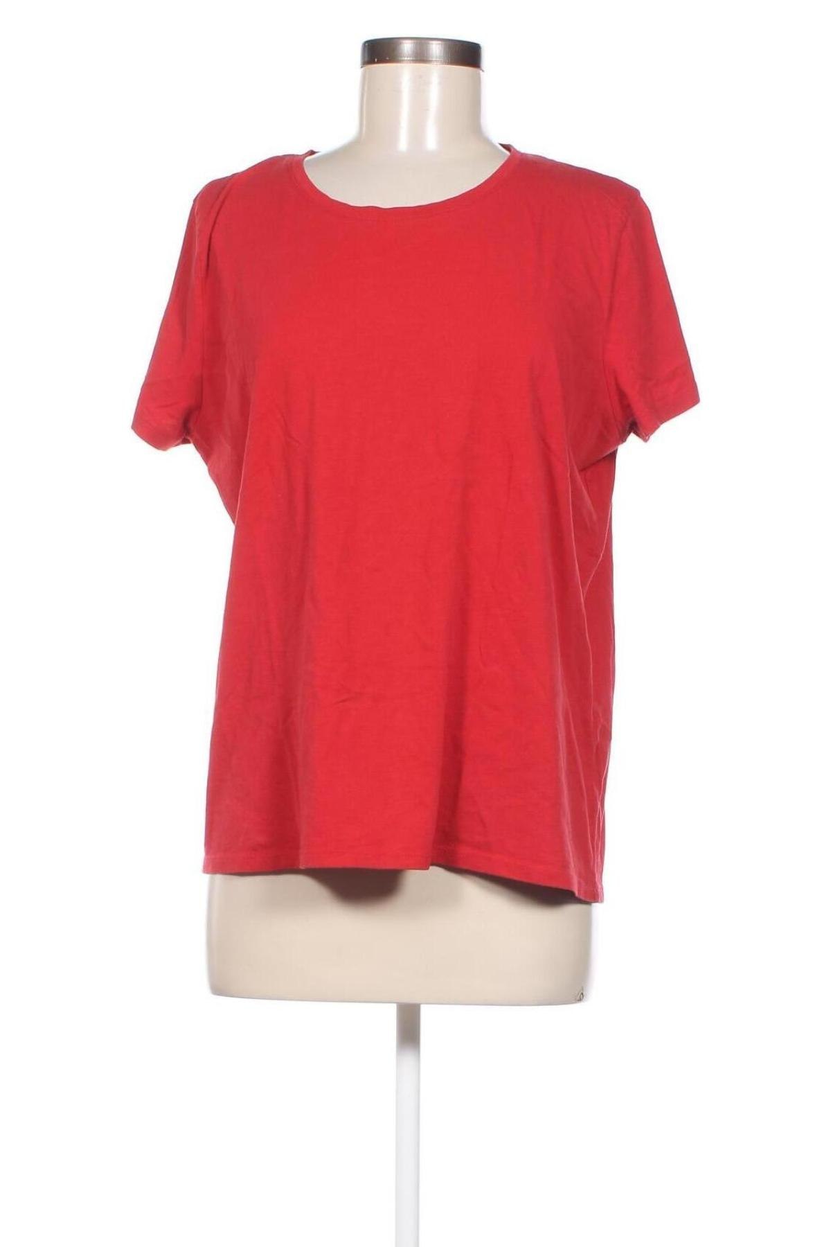 Damen T-Shirt C&A, Größe XL, Farbe Rot, Preis 7,00 €