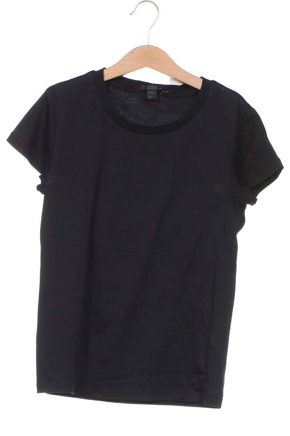 Γυναικείο t-shirt COS, Μέγεθος XS, Χρώμα Μαύρο, Τιμή 30,95 €