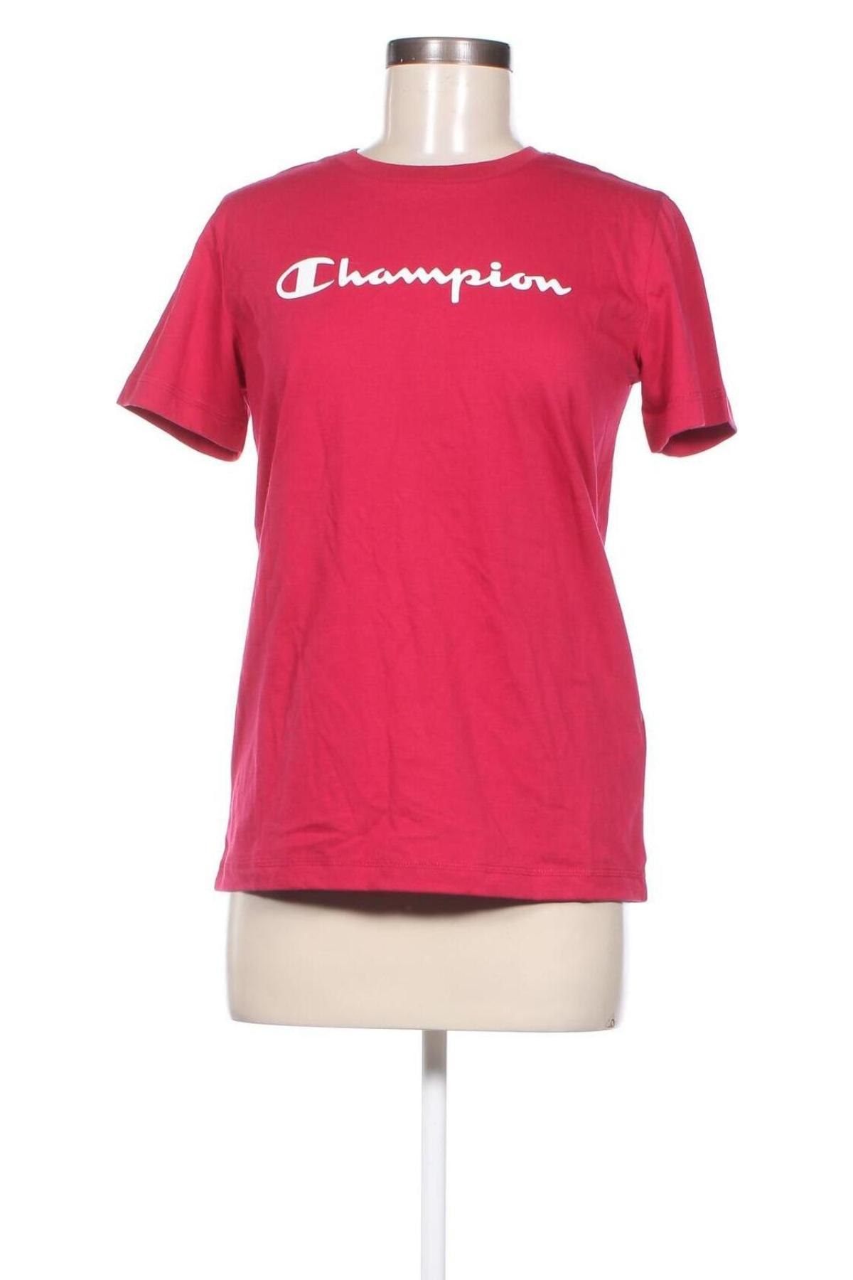 Γυναικείο t-shirt Champion, Μέγεθος L, Χρώμα Κόκκινο, Τιμή 18,43 €