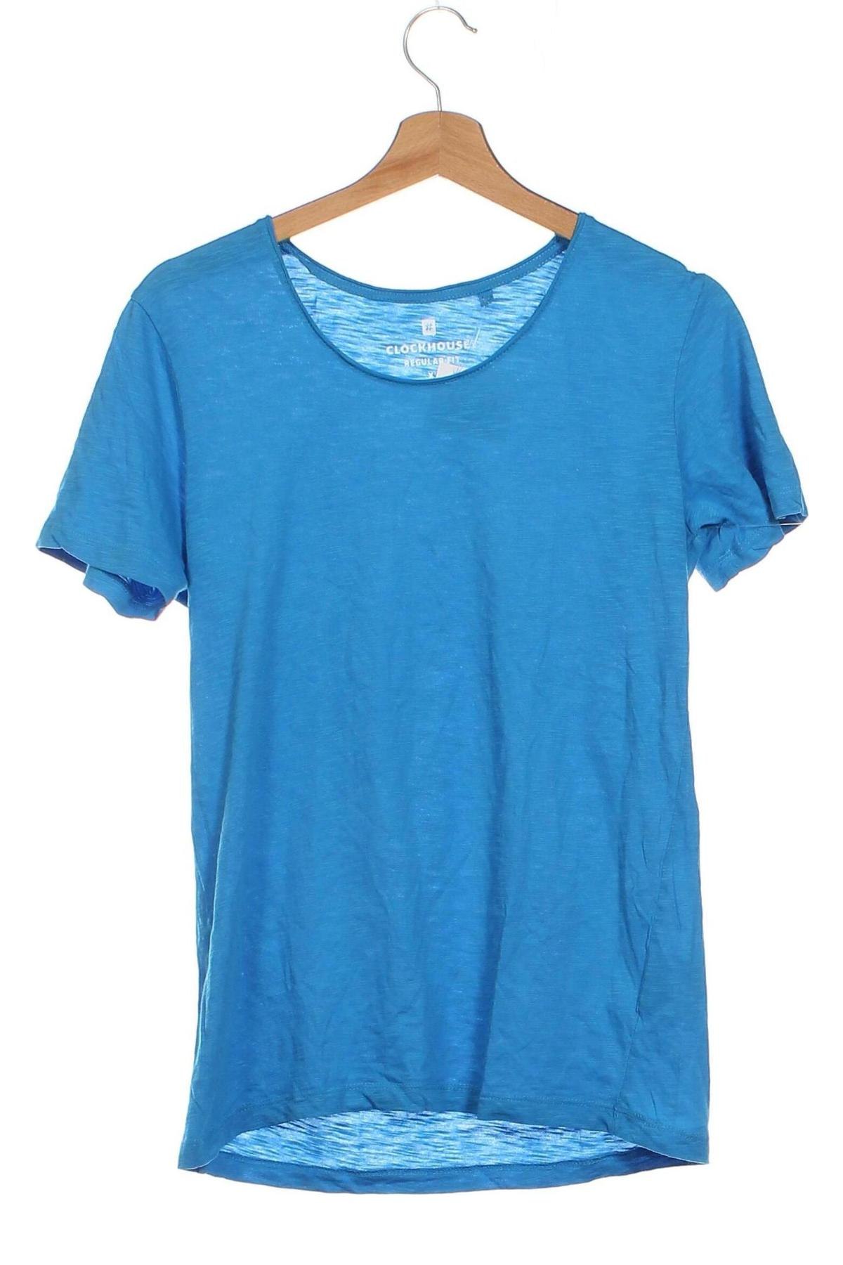 Tricou de femei Clockhouse, Mărime XS, Culoare Albastru, Preț 18,90 Lei