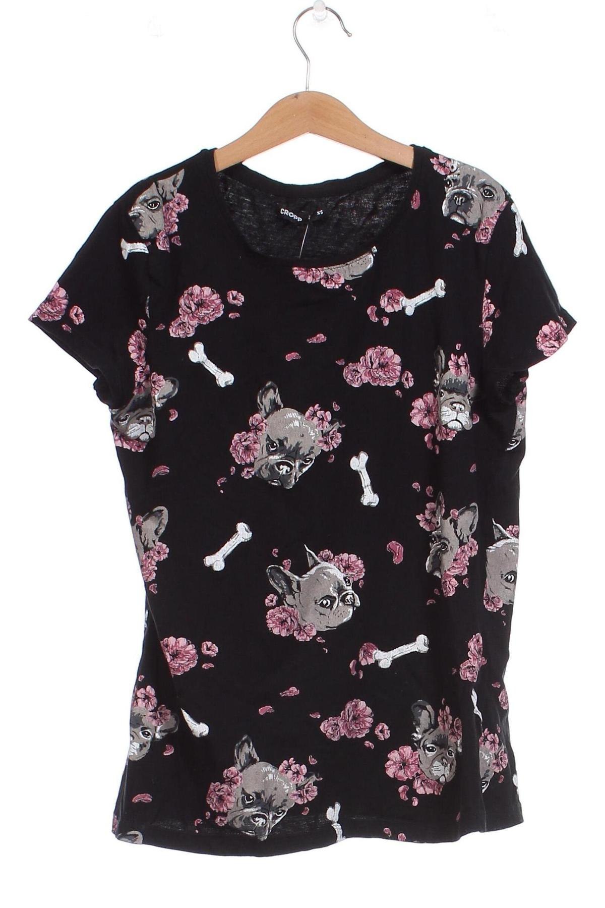 Damen T-Shirt Cropp, Größe XS, Farbe Mehrfarbig, Preis € 8,20
