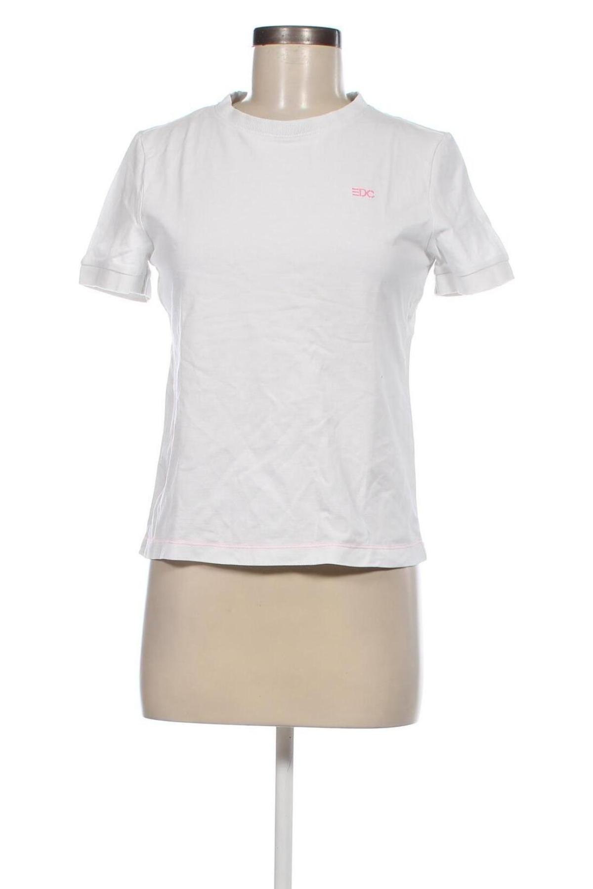 Γυναικείο t-shirt Edc By Esprit, Μέγεθος S, Χρώμα Λευκό, Τιμή 5,49 €