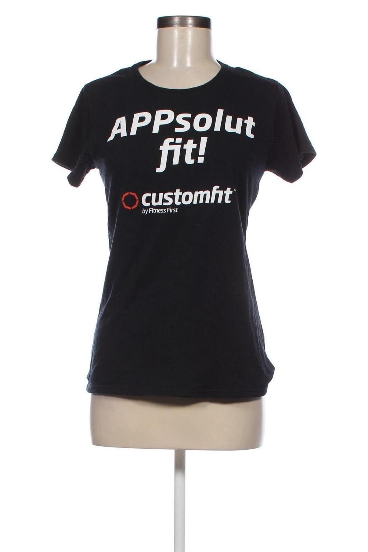 Damen T-Shirt Gildan, Größe M, Farbe Schwarz, Preis € 3,99