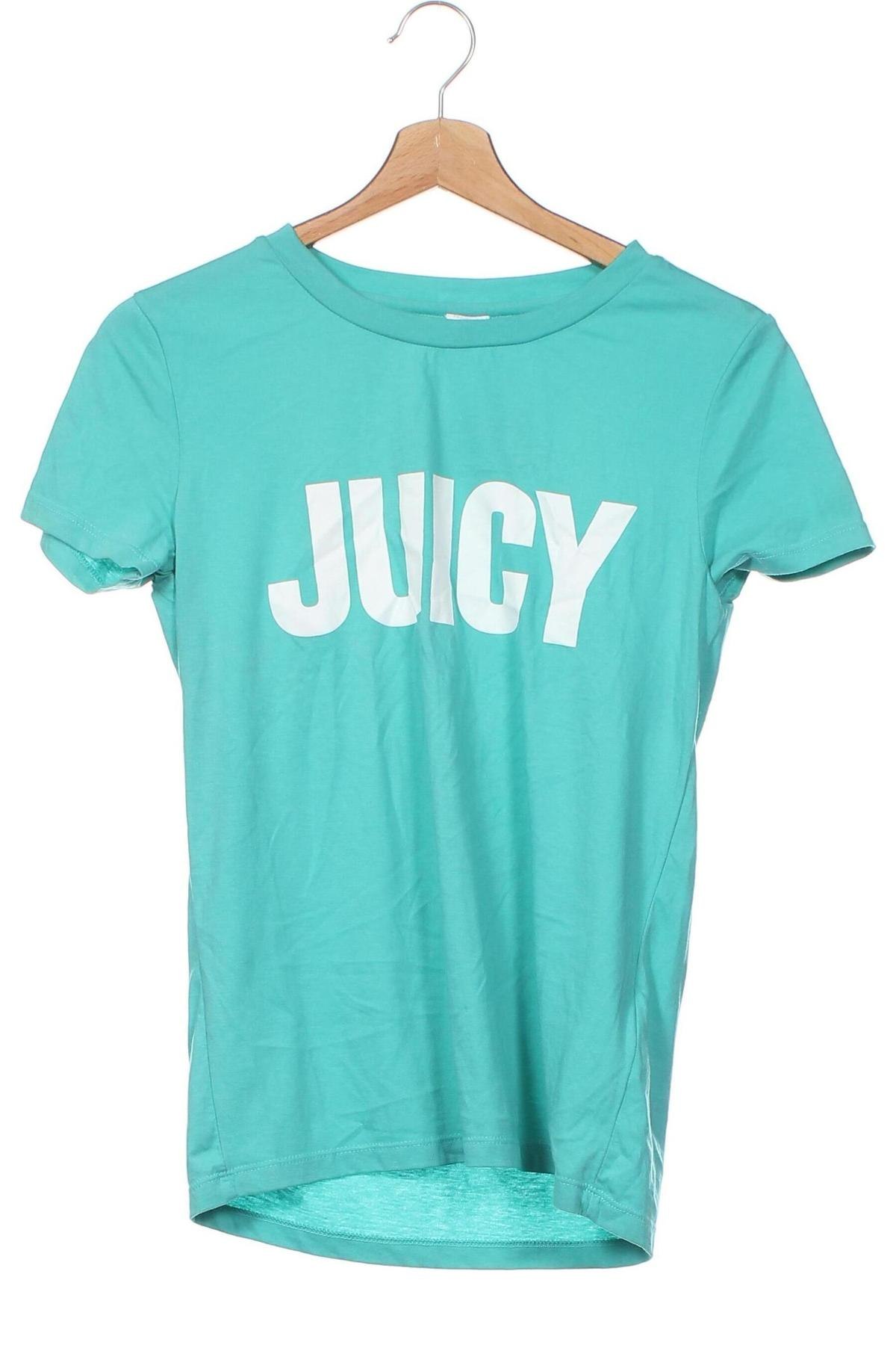 Damen T-Shirt Juicy Couture, Größe XS, Farbe Grün, Preis 22,06 €