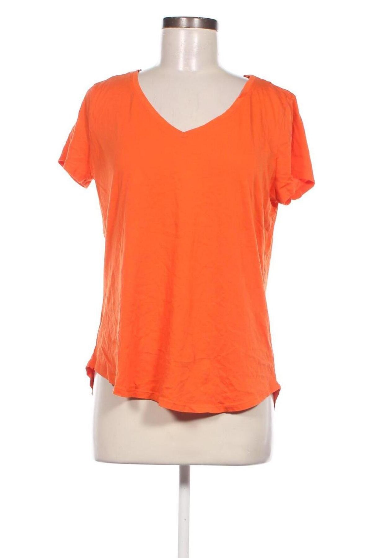 Γυναικείο t-shirt New York & Company, Μέγεθος L, Χρώμα Πορτοκαλί, Τιμή 8,66 €