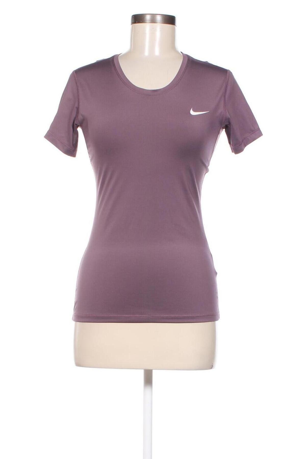 Damen T-Shirt Nike, Größe M, Farbe Aschrosa, Preis 19,23 €