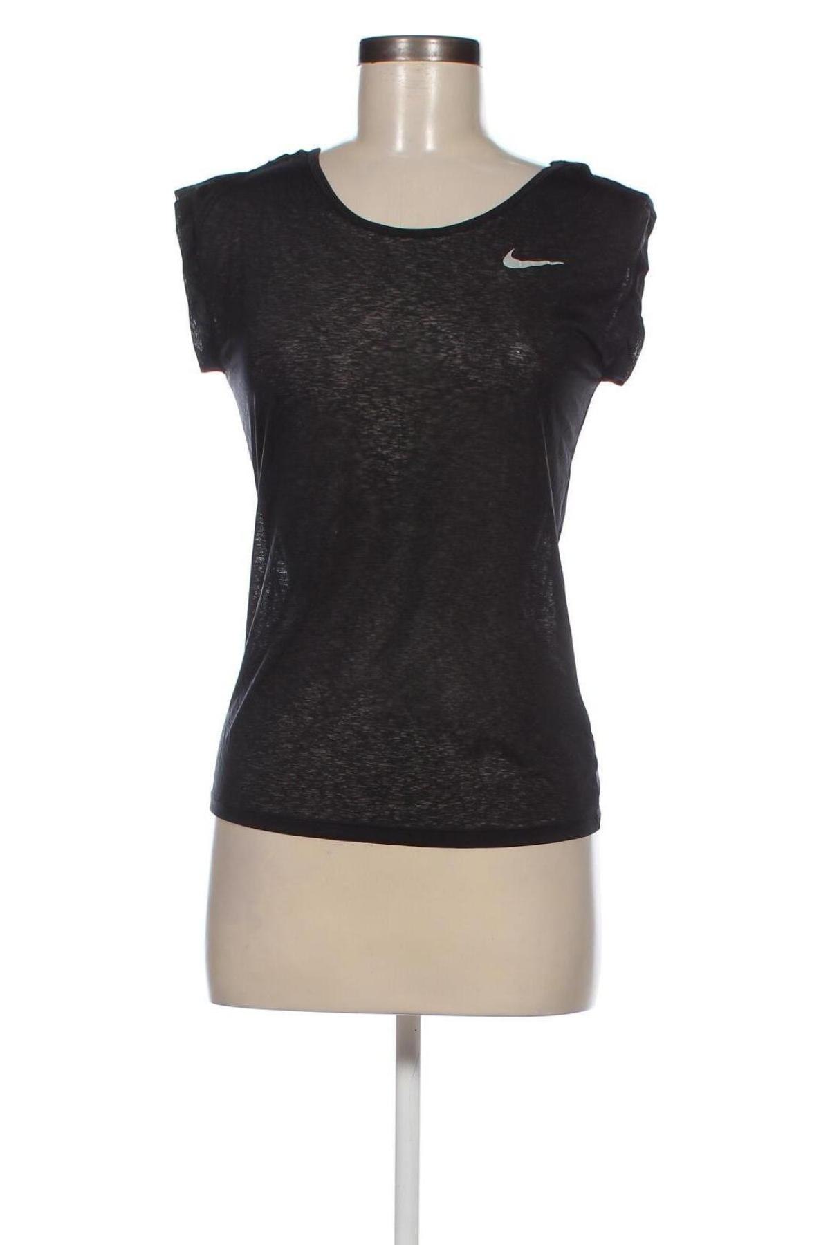 Дамска тениска Nike, Размер S, Цвят Черен, Цена 27,37 лв.