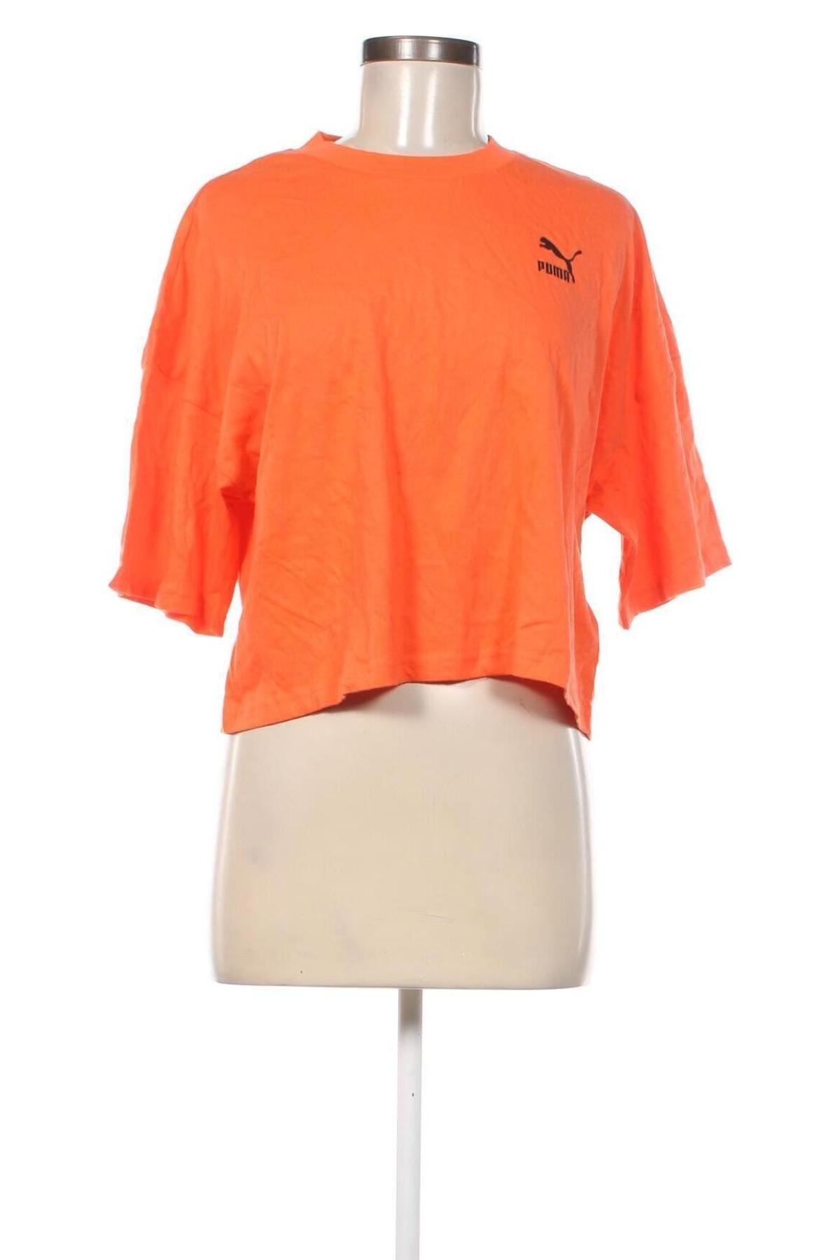 Damen T-Shirt PUMA, Größe M, Farbe Orange, Preis 38,83 €