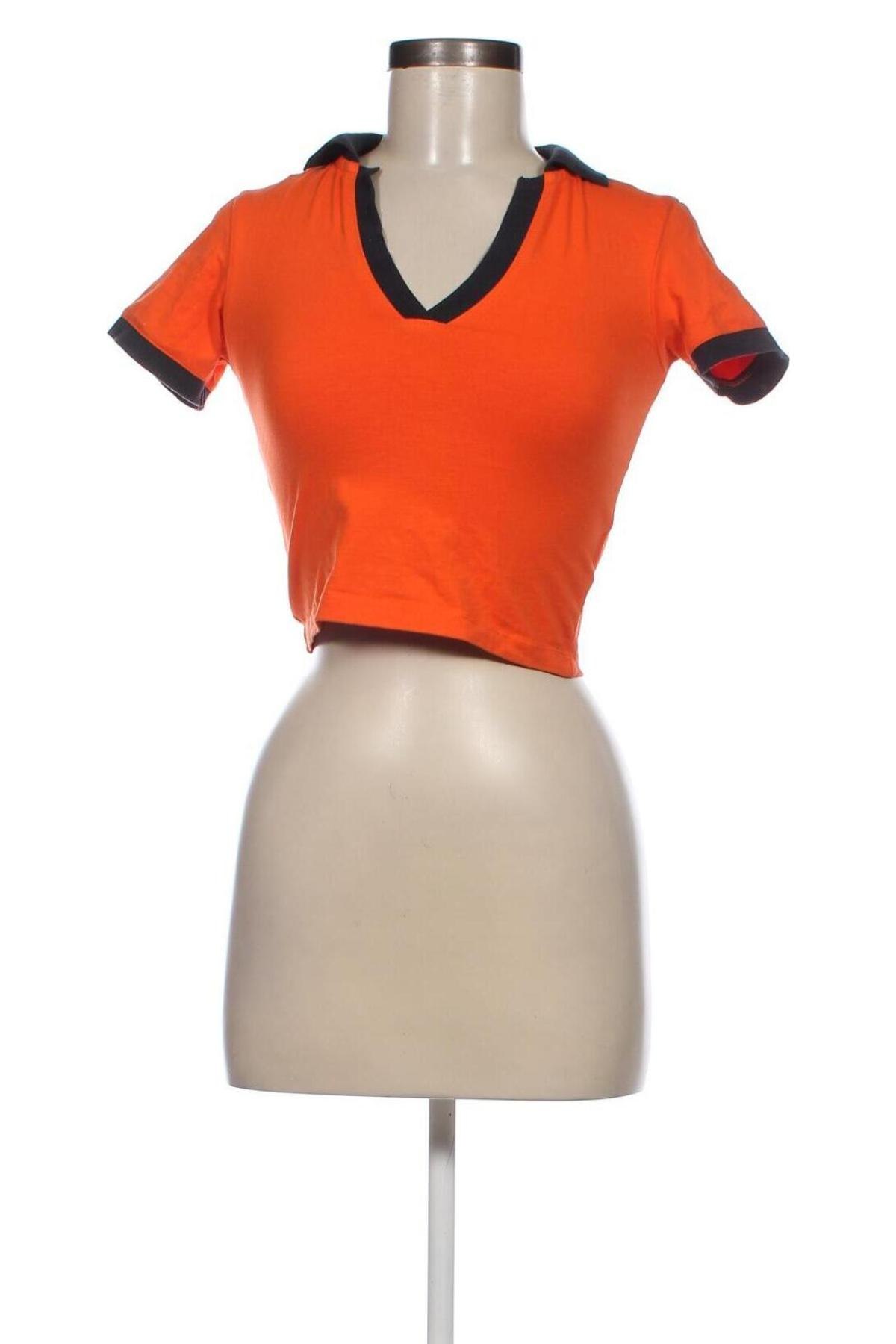 Damen T-Shirt Sinsay, Größe S, Farbe Orange, Preis 3,77 €