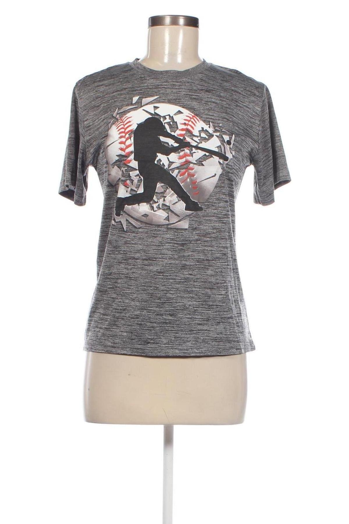 Γυναικείο t-shirt Tek Gear, Μέγεθος L, Χρώμα Γκρί, Τιμή 6,83 €