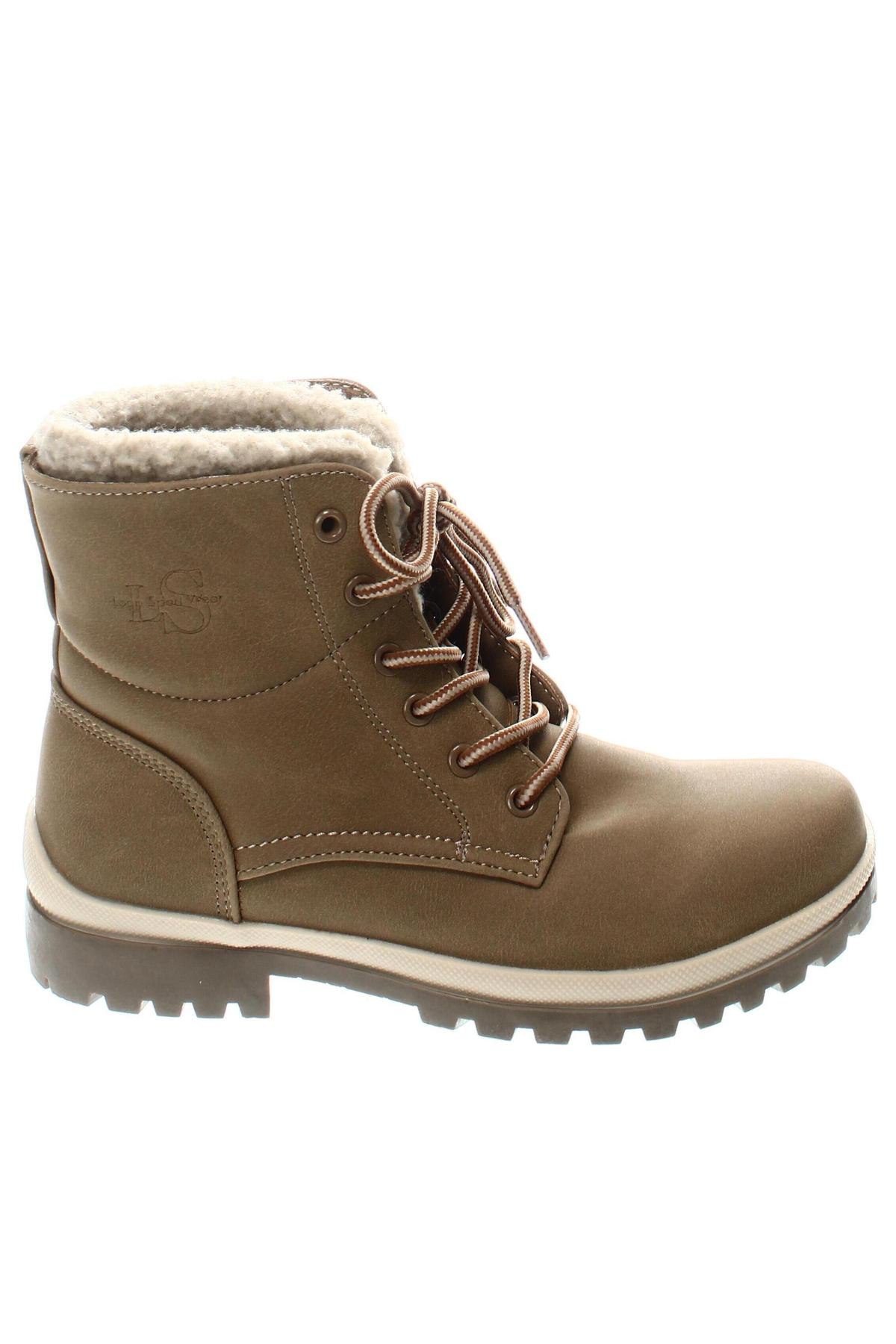 Damen Stiefeletten Loap, Größe 36, Farbe Beige, Preis 21,65 €