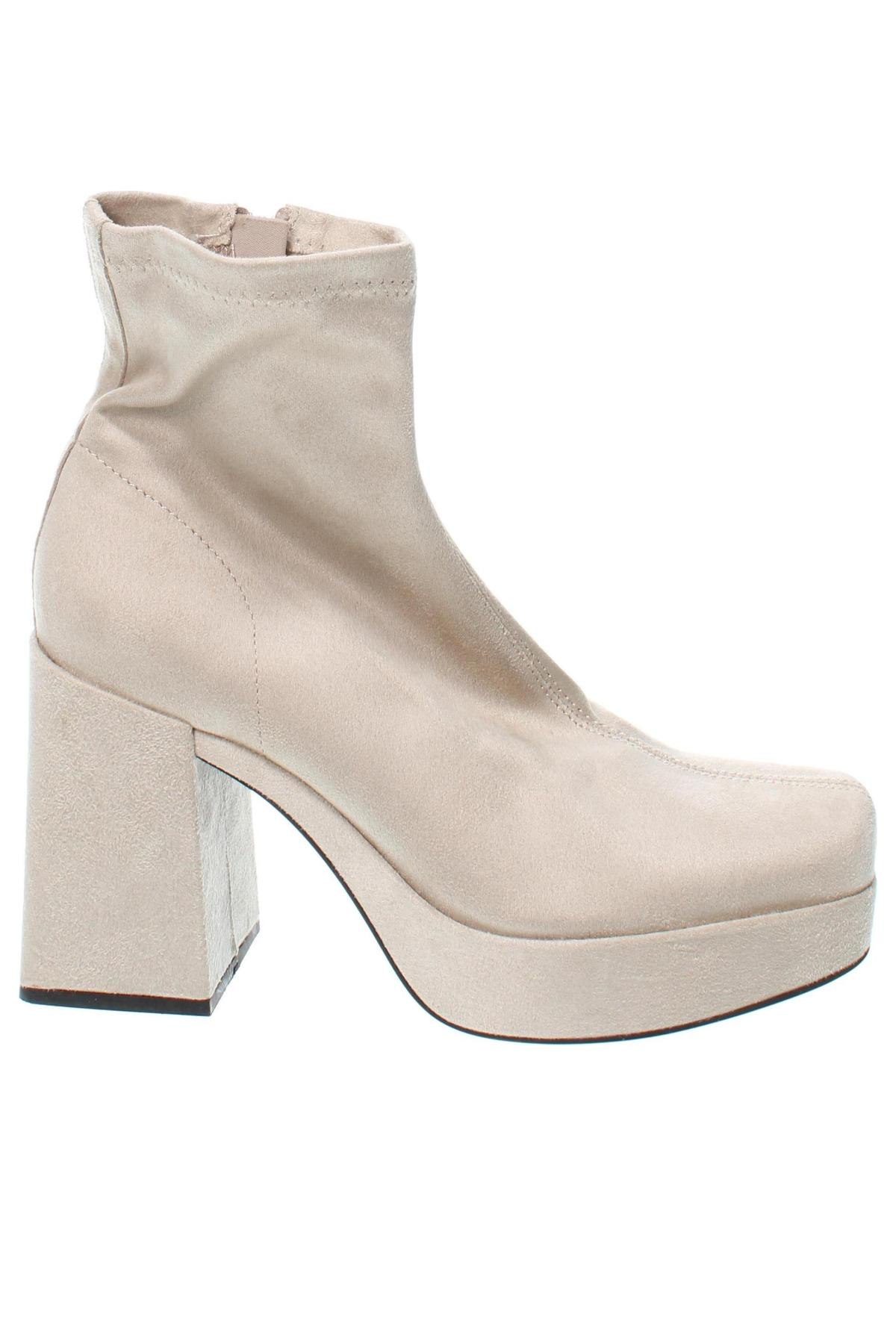 Damen Stiefeletten Pull&Bear, Größe 40, Farbe Beige, Preis 17,86 €