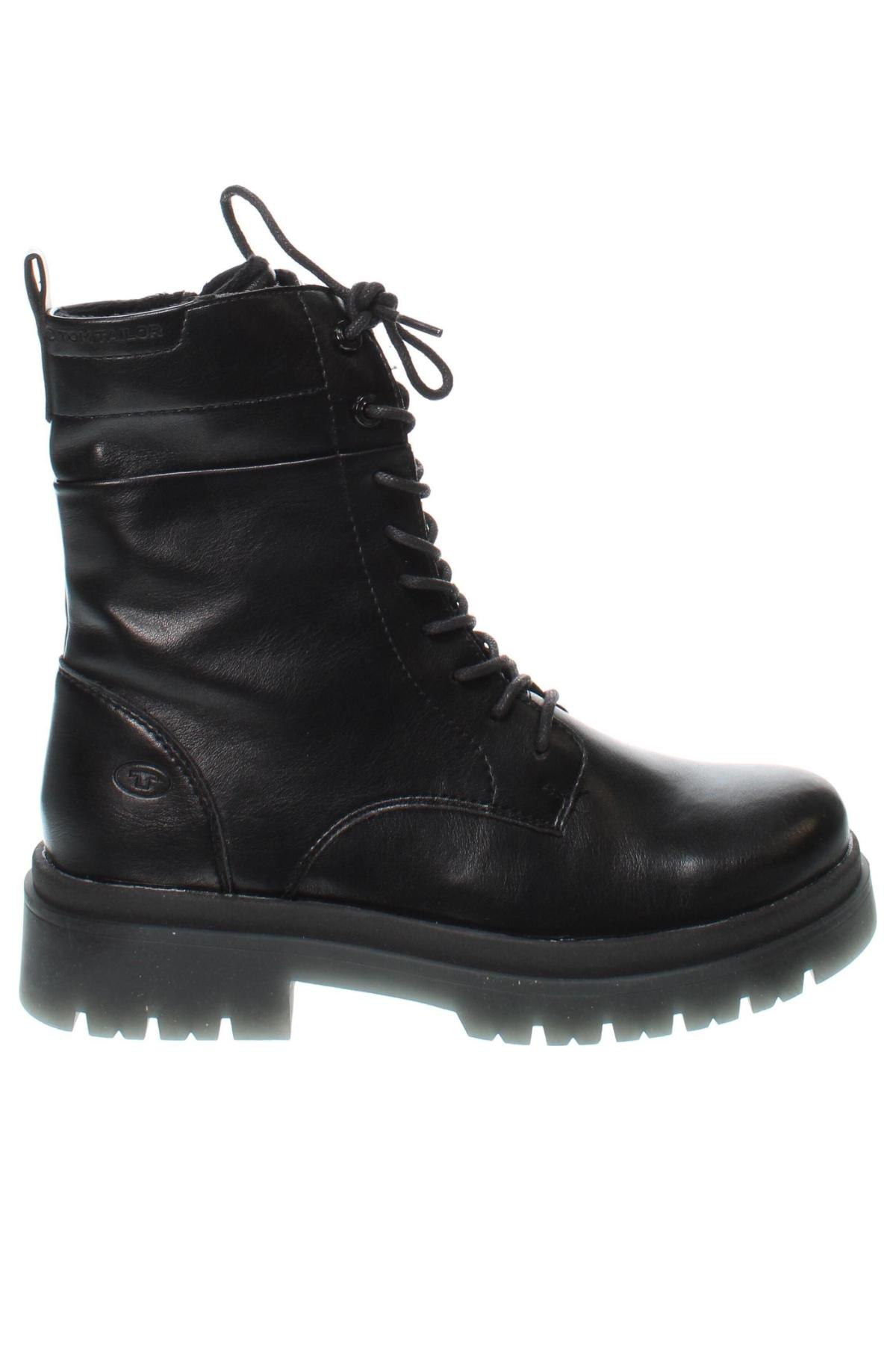 Botine de damă Tom Tailor, Mărime 39, Culoare Negru, Preț 216,45 Lei