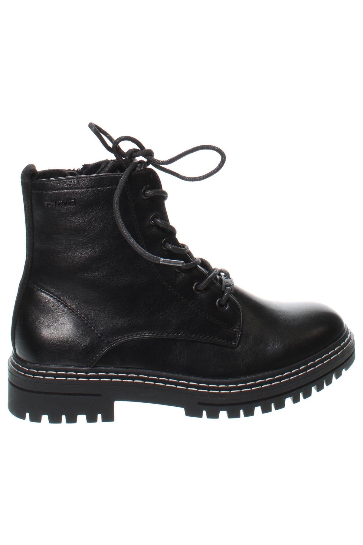 Botine de damă Tom Tailor, Mărime 38, Culoare Negru, Preț 257,99 Lei