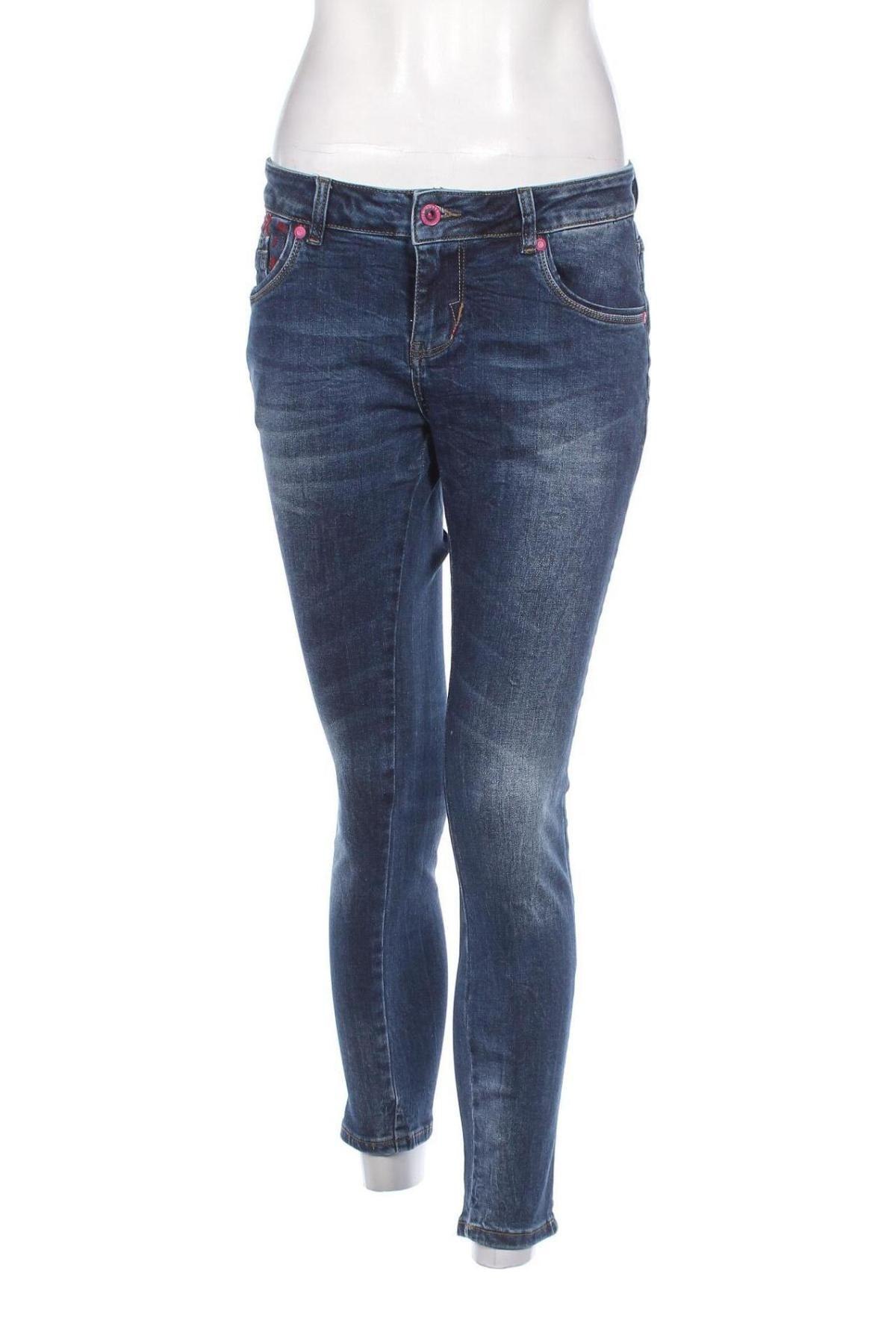 Damskie jeansy Blue Monkey, Rozmiar M, Kolor Niebieski, Cena 23,99 zł