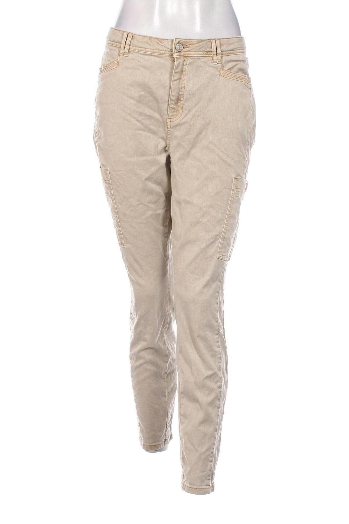 Damen Jeans Comma,, Größe XL, Farbe Beige, Preis 5,99 €