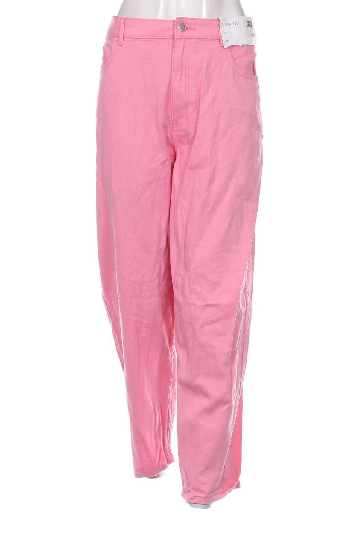 Damen Jeans F&F, Größe XL, Farbe Rosa, Preis 14,40 €