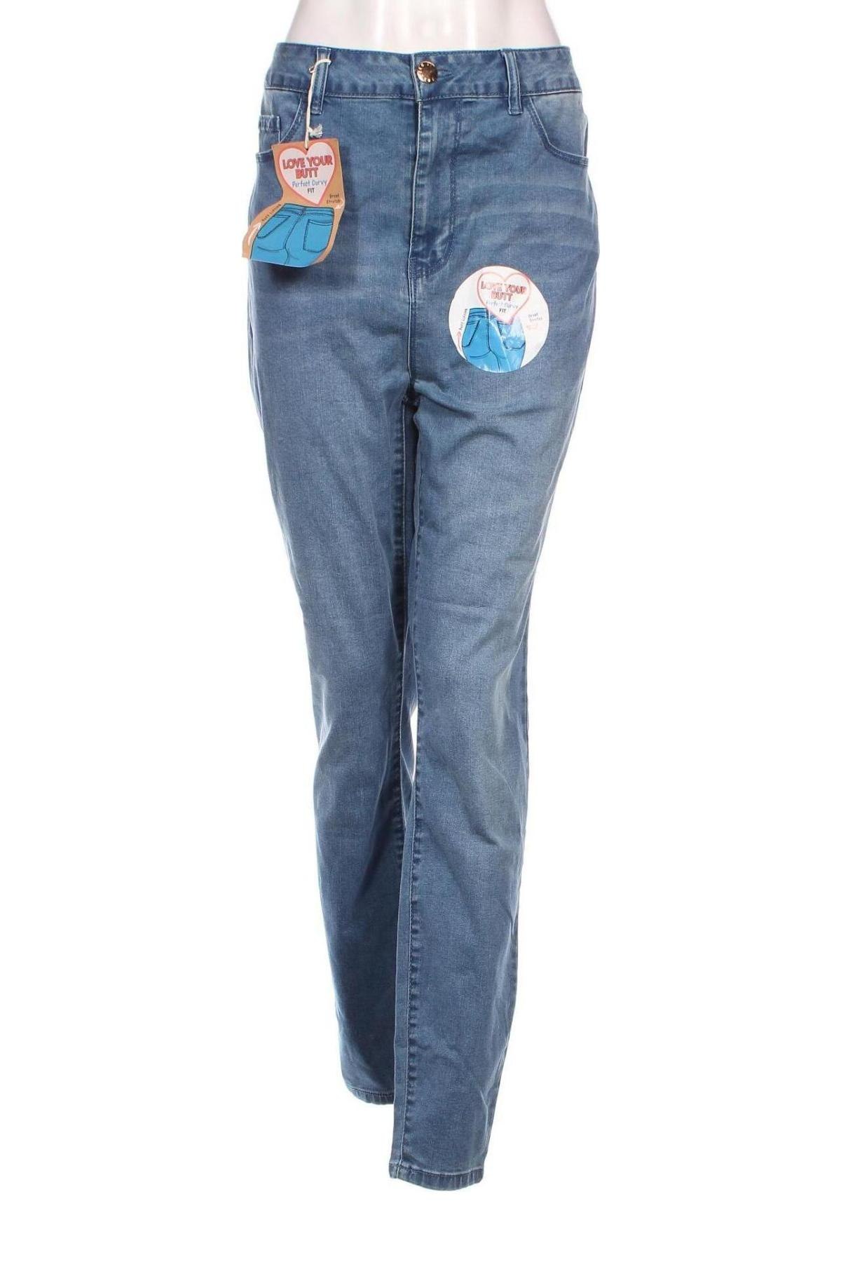 Dámske džínsy  Forever 21, Veľkosť XL, Farba Modrá, Cena  17,46 €