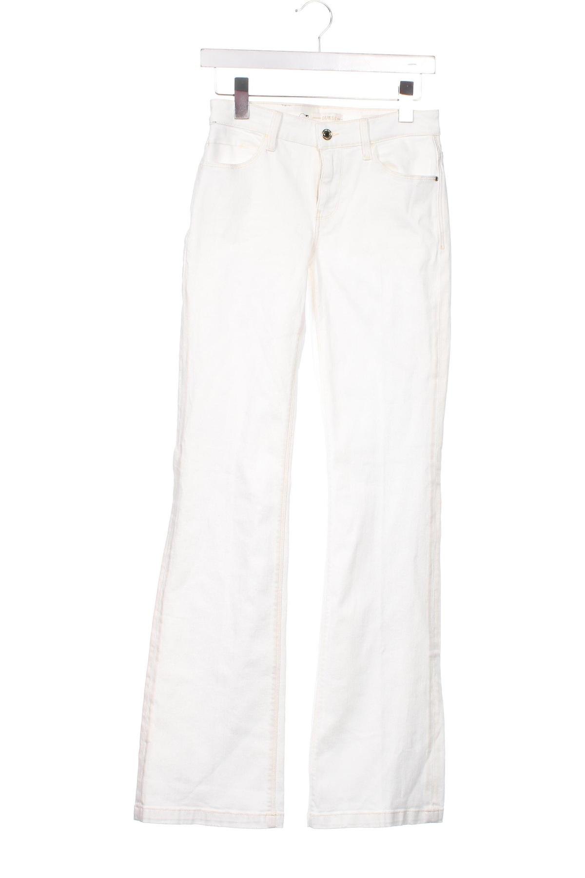 Γυναικείο Τζίν Guess, Μέγεθος XS, Χρώμα Λευκό, Τιμή 20,71 €