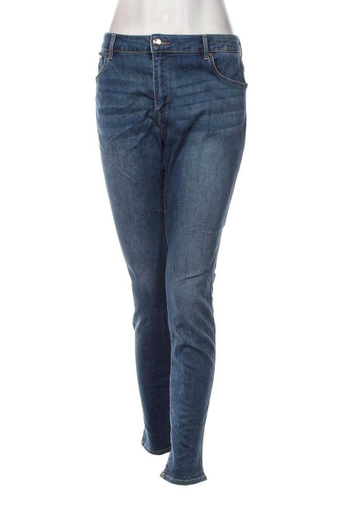 Damskie jeansy H&M, Rozmiar XL, Kolor Niebieski, Cena 41,74 zł