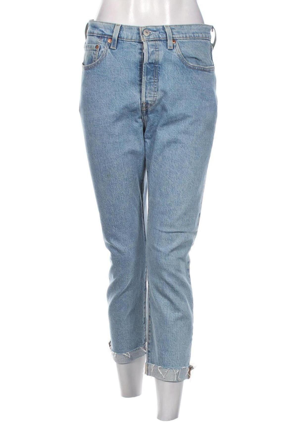 Blugi de femei Levi's, Mărime M, Culoare Albastru, Preț 356,45 Lei