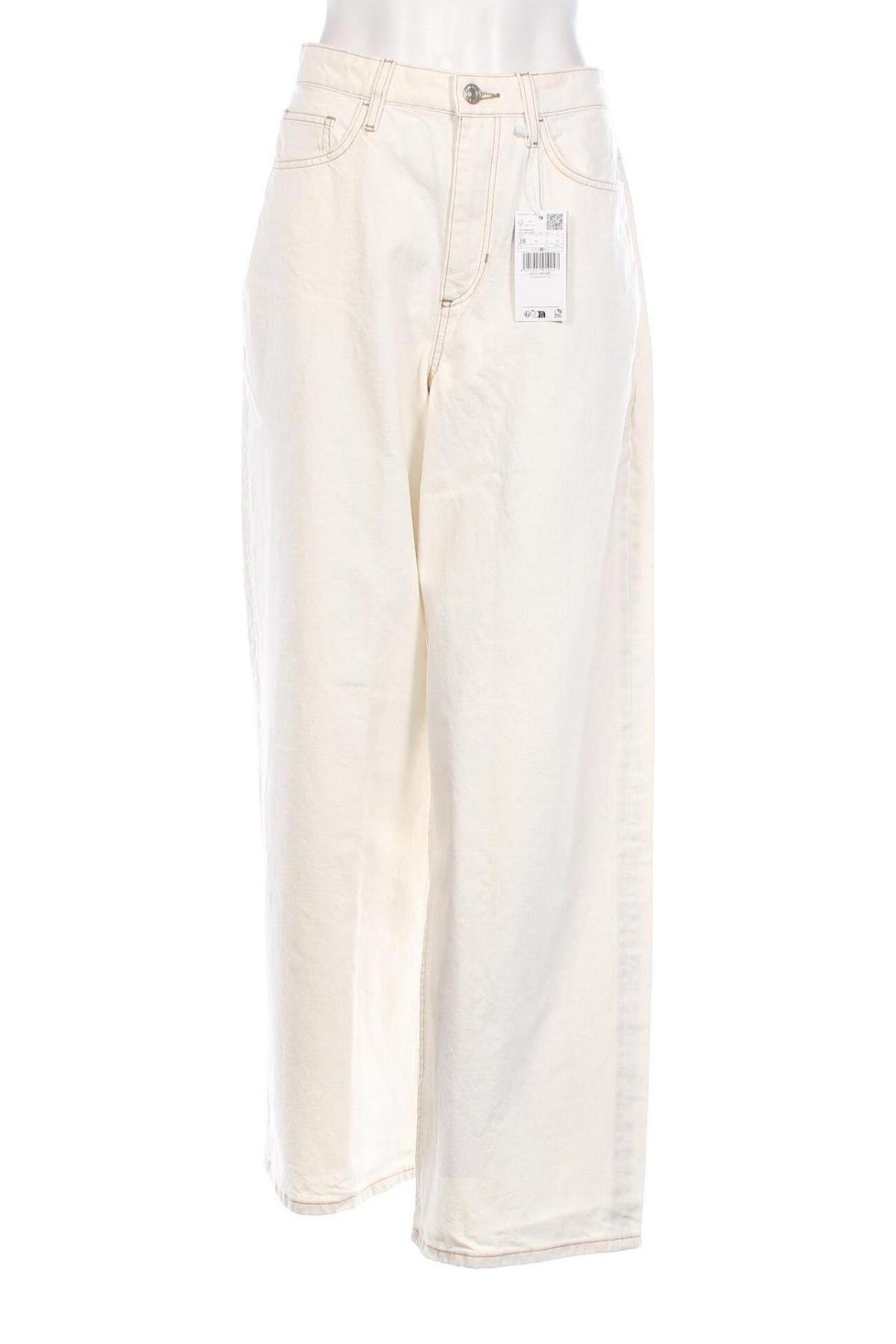 Γυναικείο Τζίν Mango, Μέγεθος M, Χρώμα Λευκό, Τιμή 39,69 €