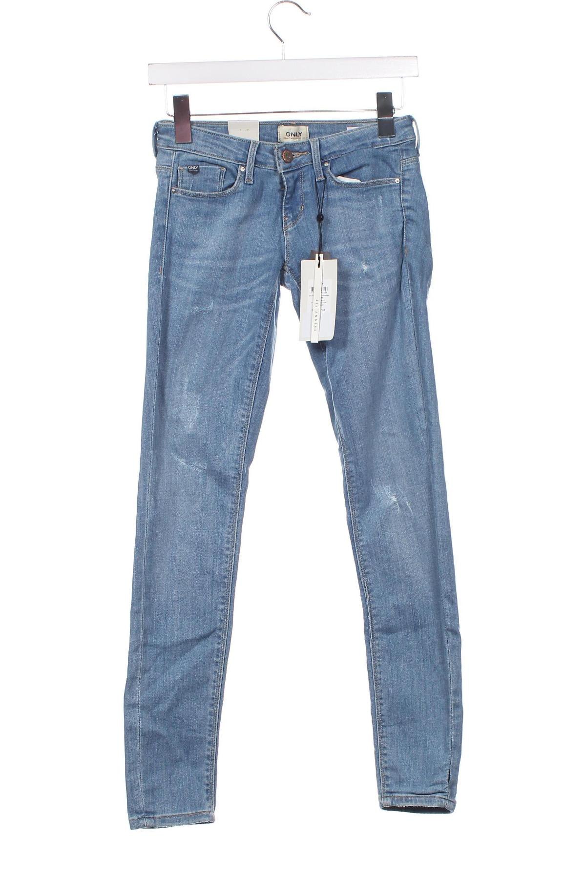 Damskie jeansy ONLY, Rozmiar XS, Kolor Niebieski, Cena 127,99 zł