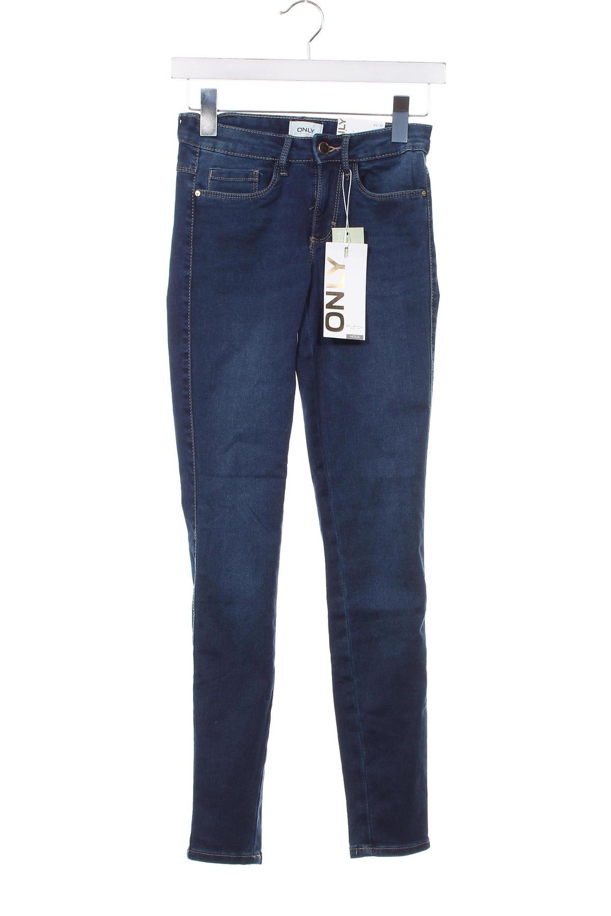 Dámske džínsy  ONLY, Veľkosť XS, Farba Modrá, Cena  13,10 €