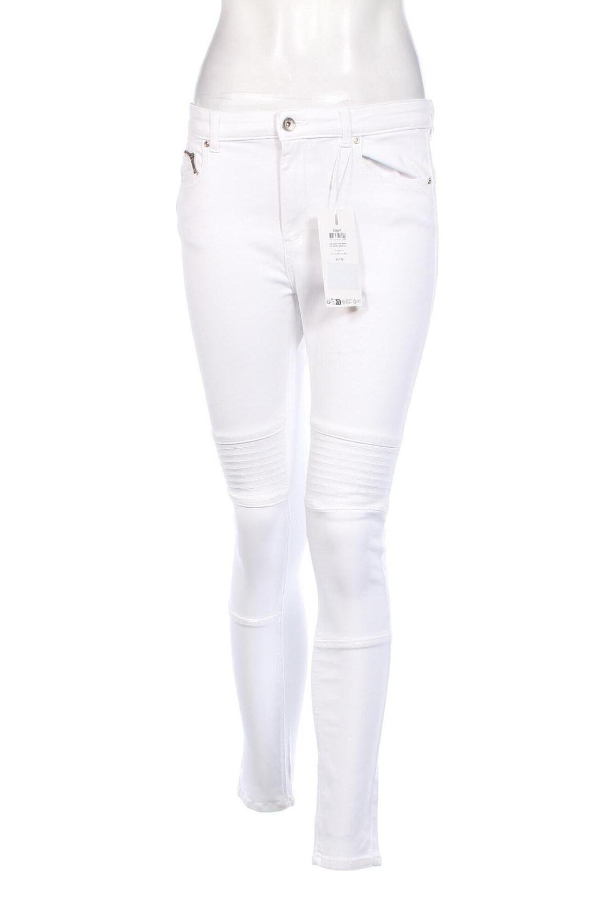 Damen Jeans ONLY, Größe M, Farbe Weiß, Preis € 9,92