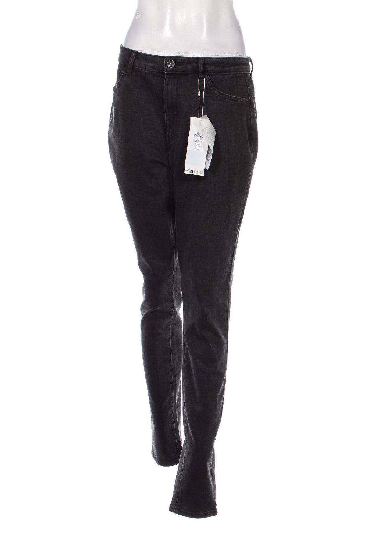 Γυναικείο Τζίν ONLY, Μέγεθος XL, Χρώμα Μαύρο, Τιμή 13,89 €