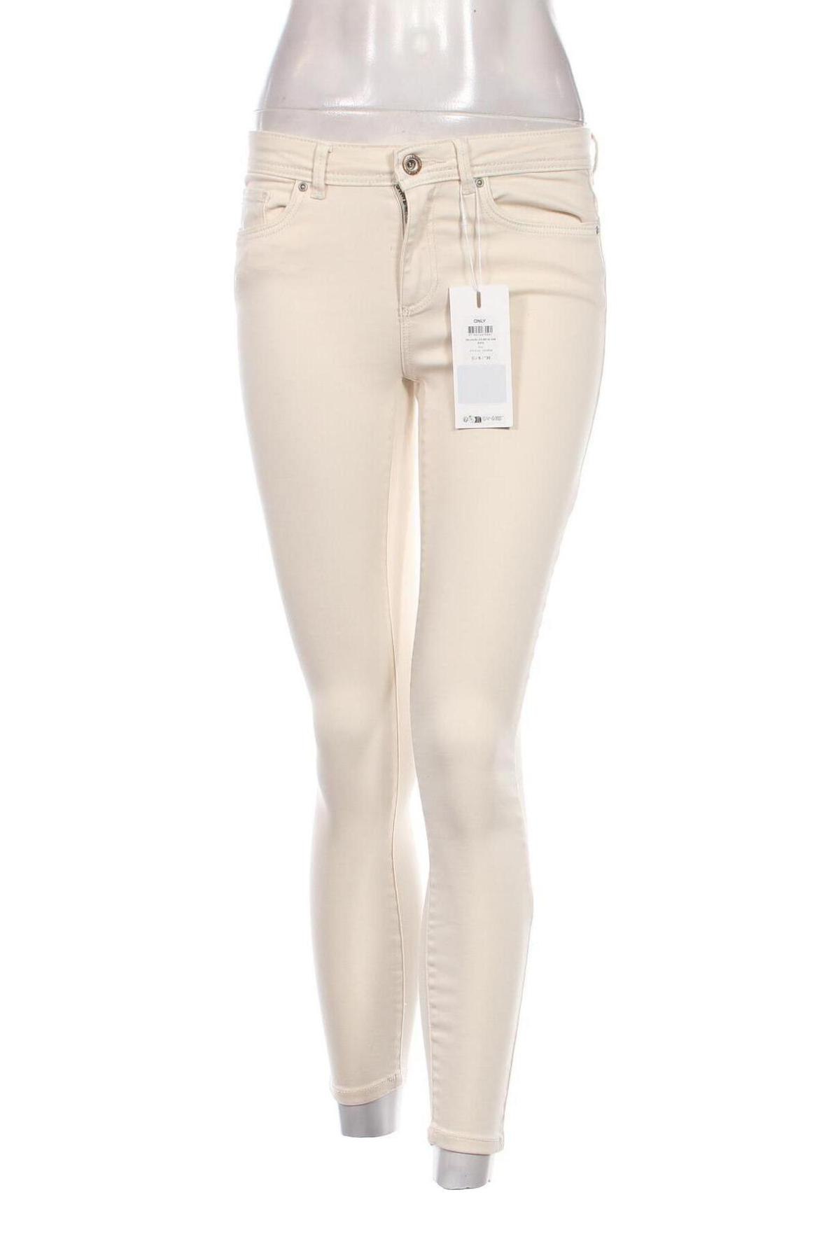 Damen Jeans ONLY, Größe S, Farbe Ecru, Preis € 11,91